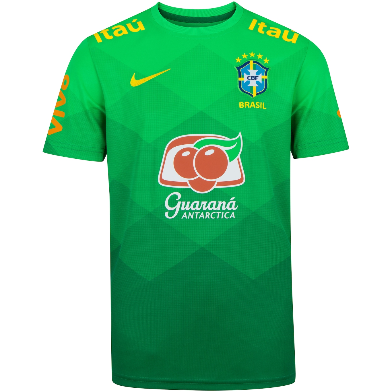 Camiseta Nike Brasil Treino Infantil Verde - Compre Agora