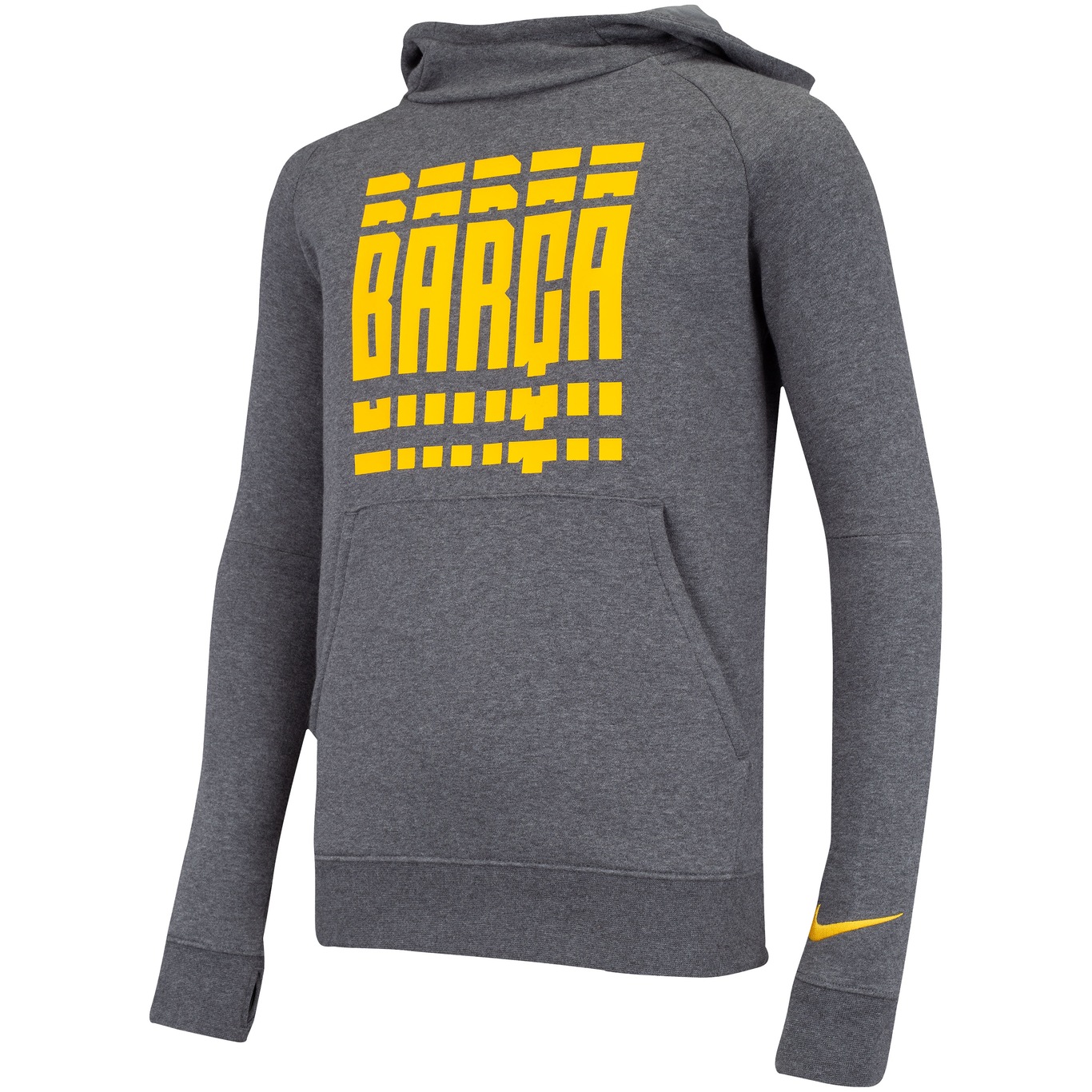 Blusa de Moletom Barcelona Nike com Capuz GFA FLC Hood Infantil Centauro