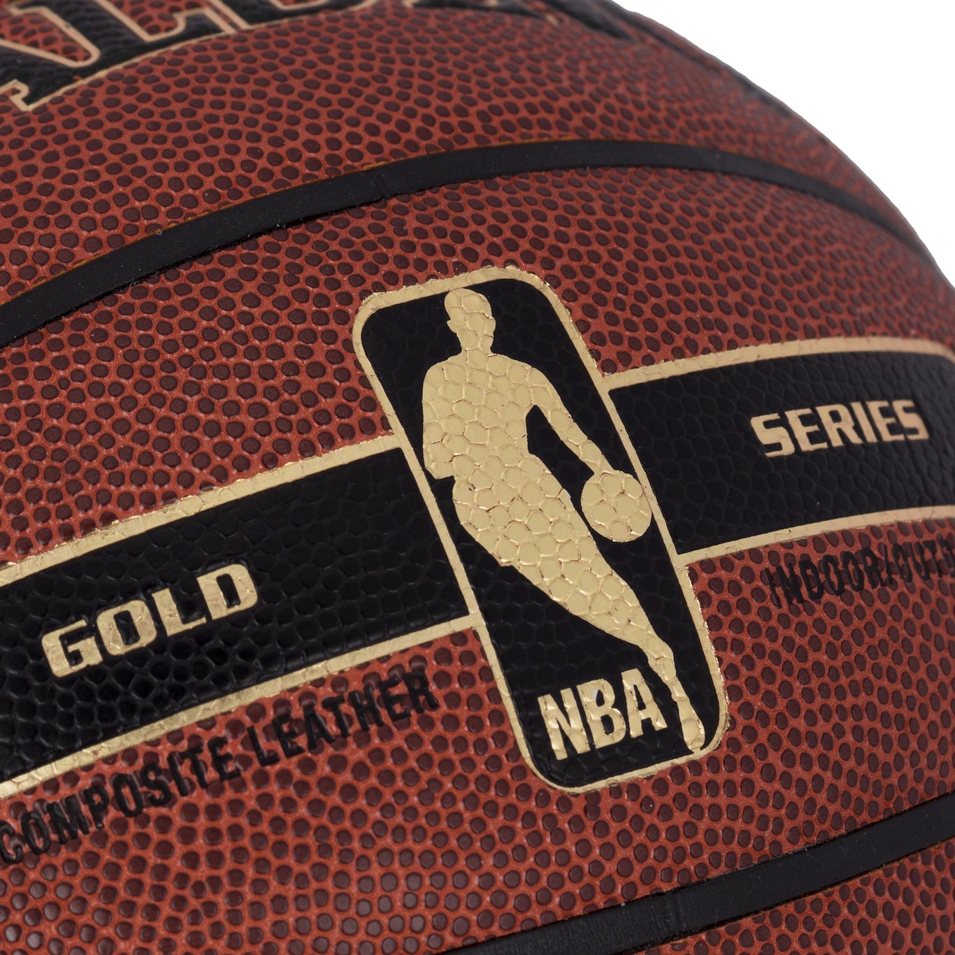 Bola de Basquete Oficial de Jogo Spalding NBA Gold - Sportset