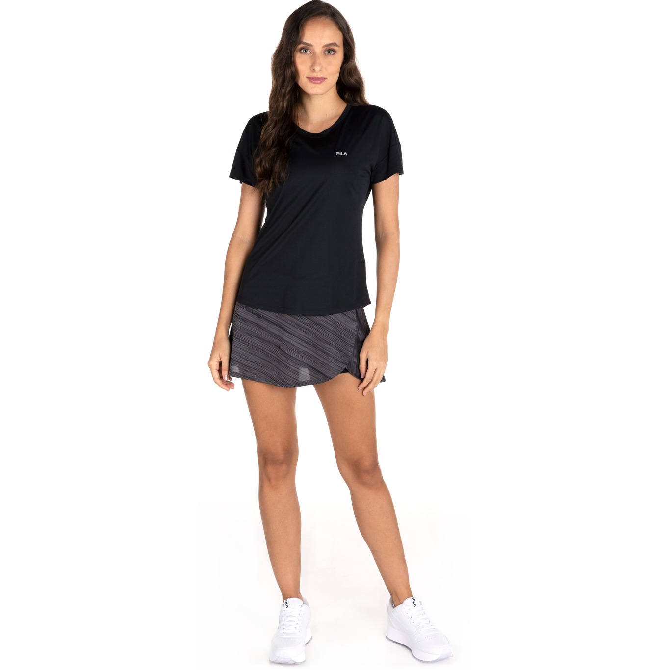 Camiseta Fila Manga Curta com Proteção UV Basic Sports - Feminina - Foto 4