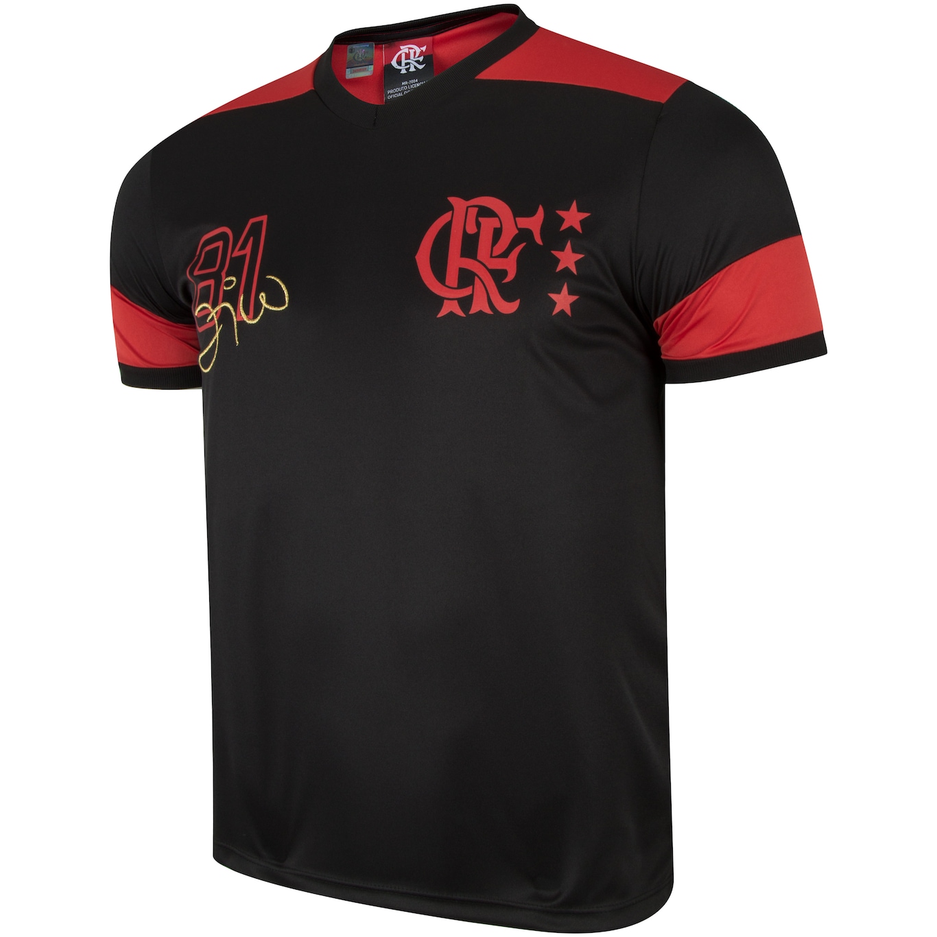 Camiseta do Flamengo Zico Retrô - Masculina - Foto 3