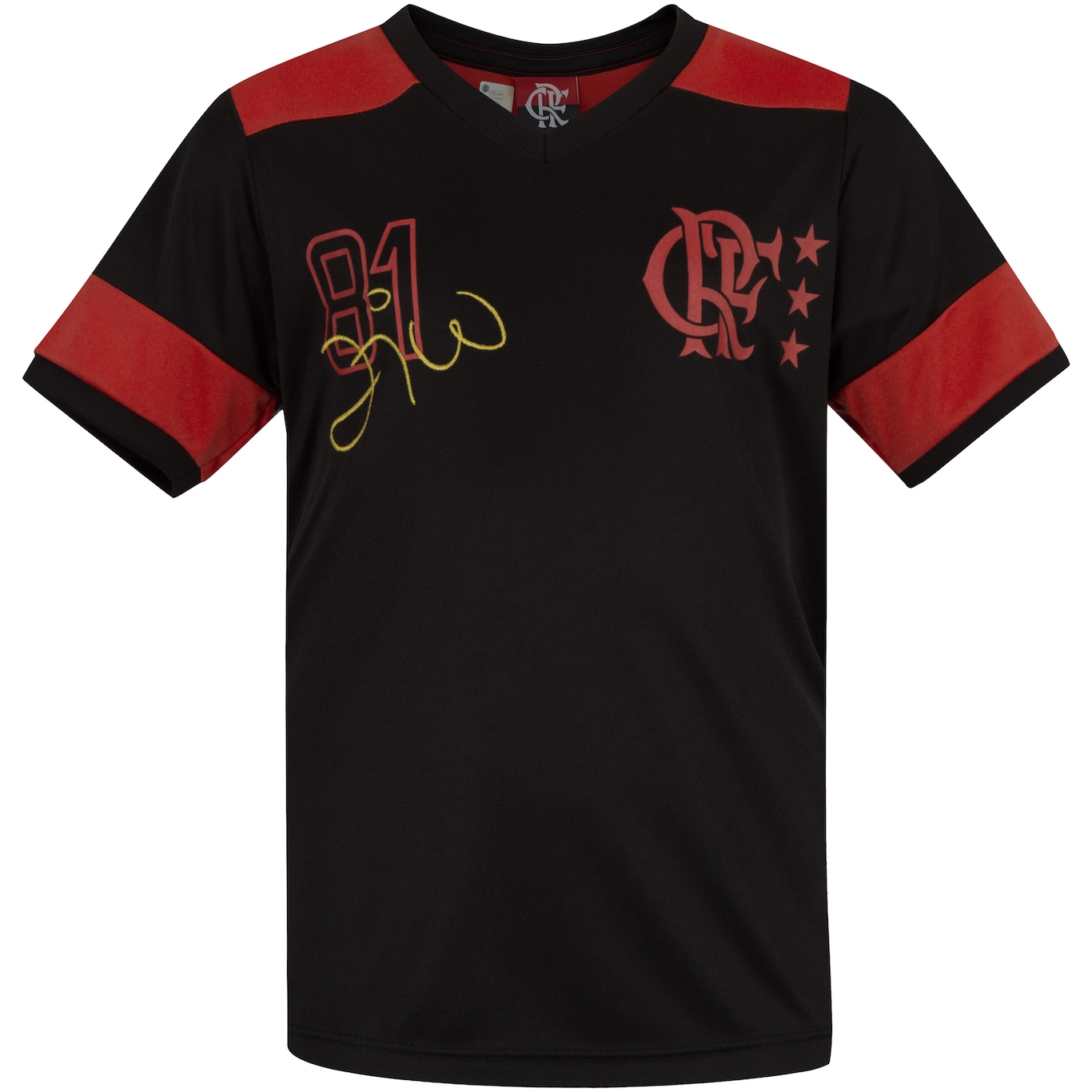 Camiseta do Flamengo Zico Retrô - Infantil - Foto 1