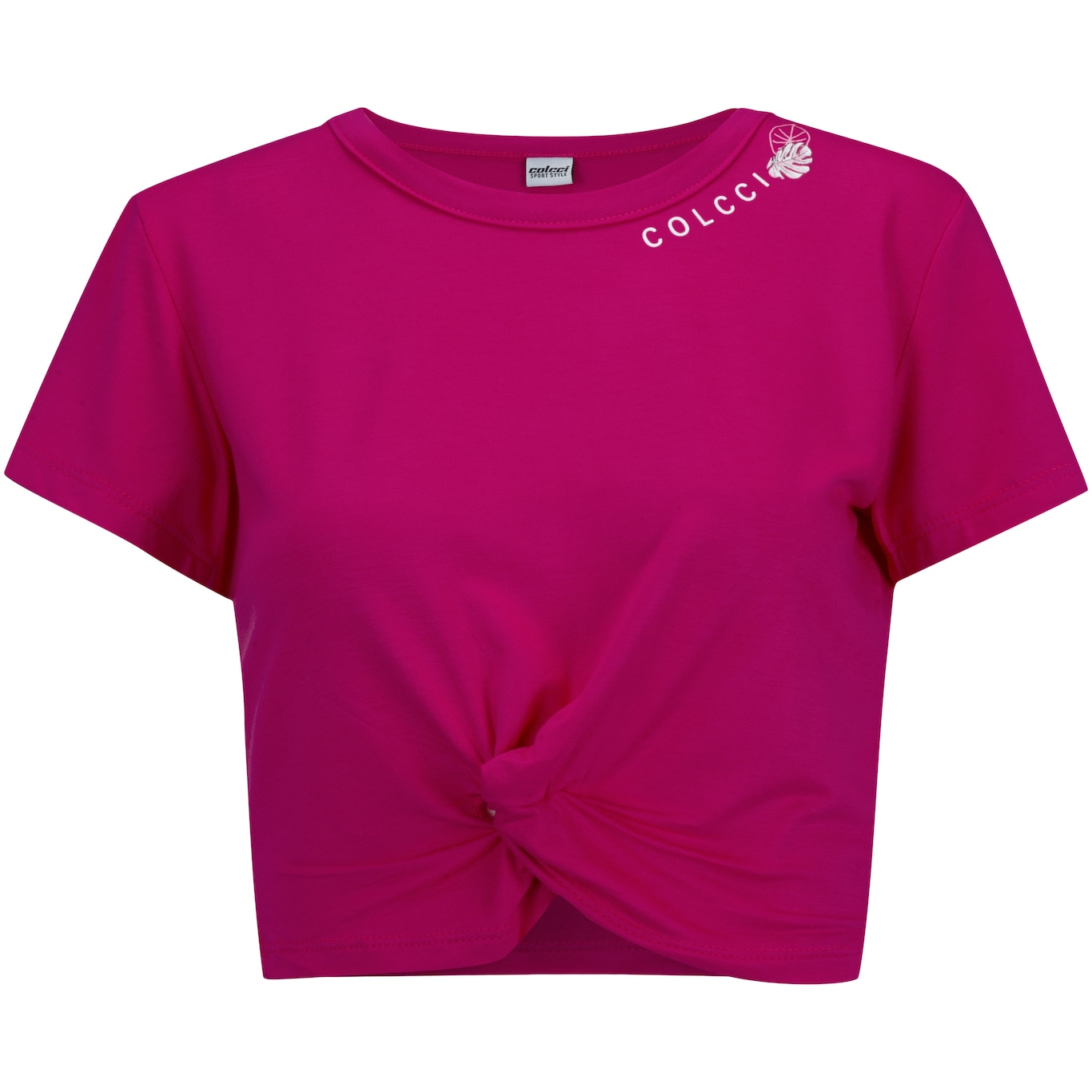 Blusa Cropped Nózinho Feminina Rosa Pink - Compre agora