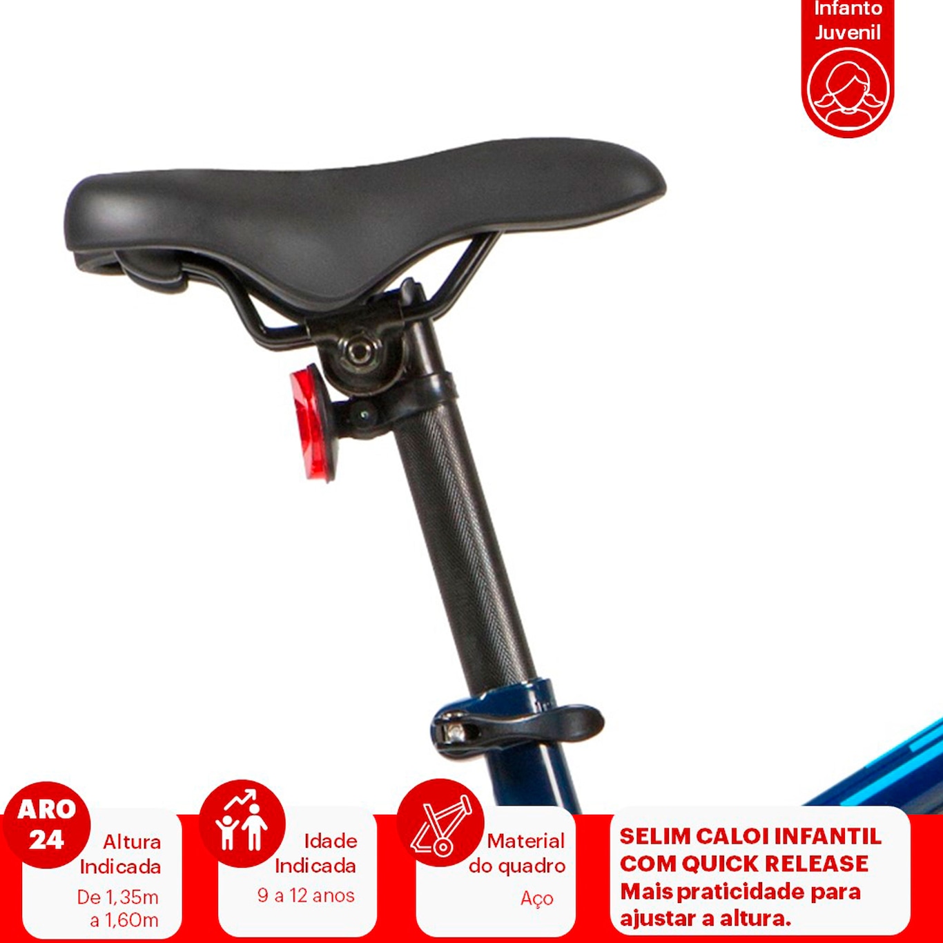 Bicicleta caloi florenca aro 24 cesto freio v brake 21 vel