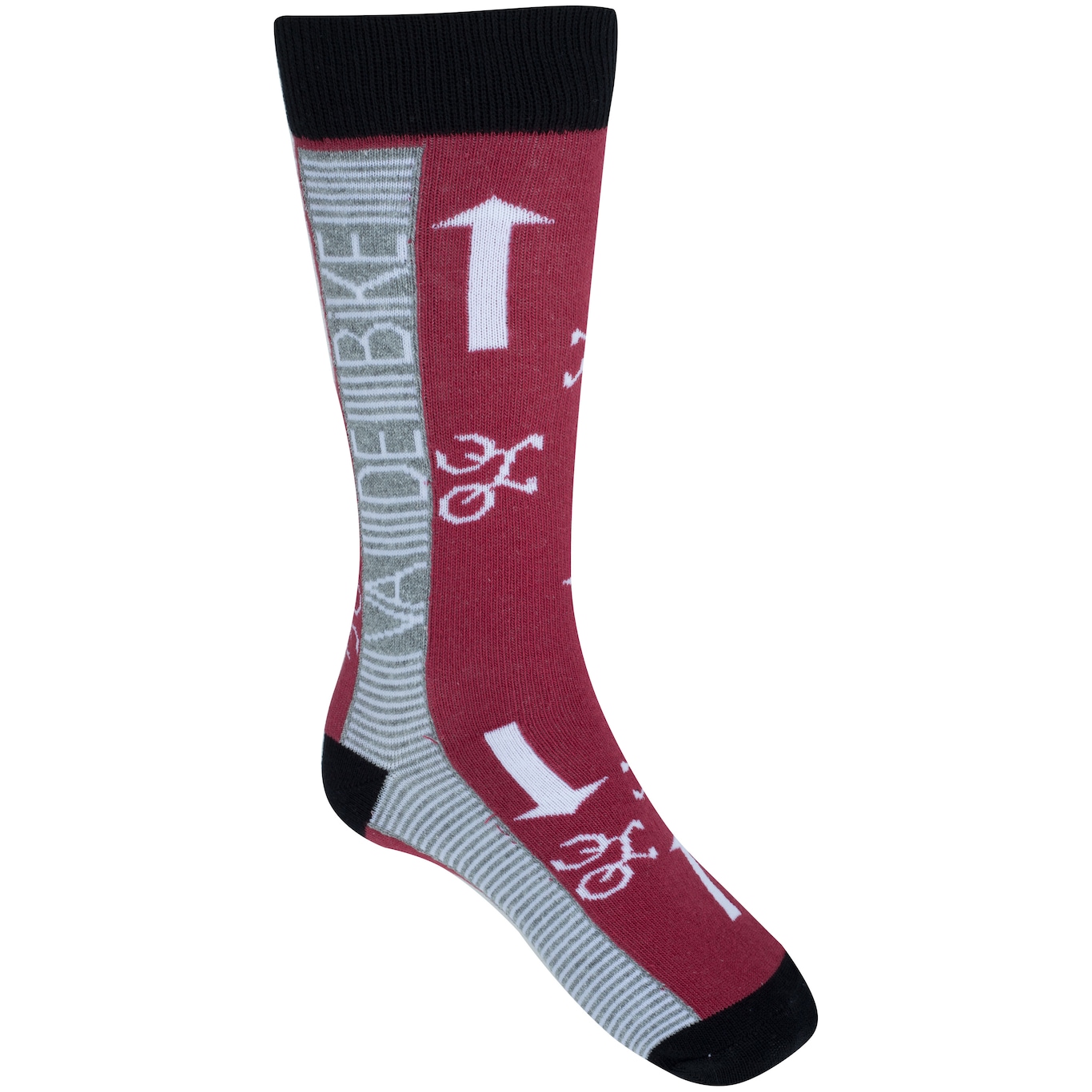 Meia Cano Alto Oxer Brasilidade Ciclovia SP - 34 a 38 - Masculina ...