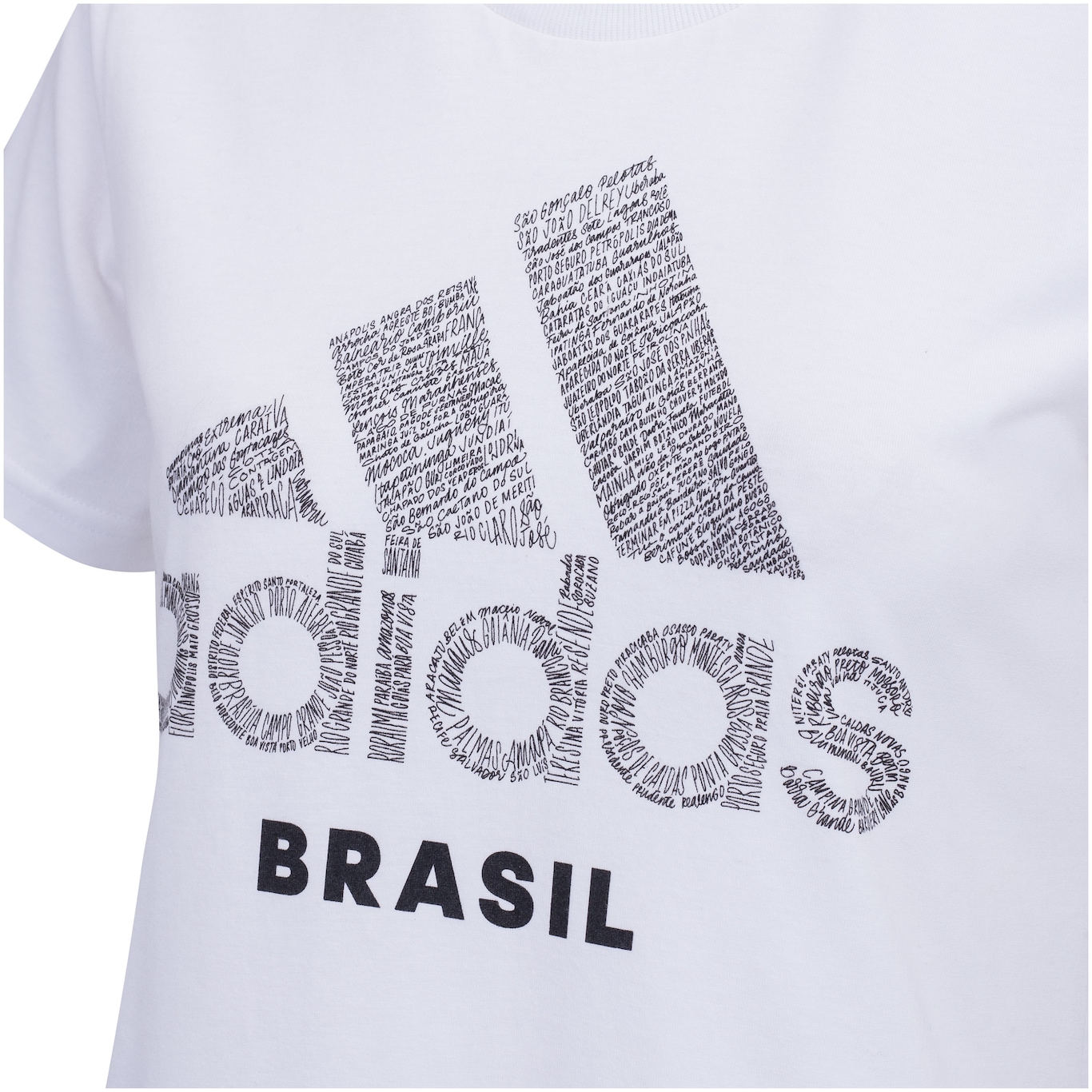 Camiseta adidas Brasil Scrawl - Feminina - Foto 3