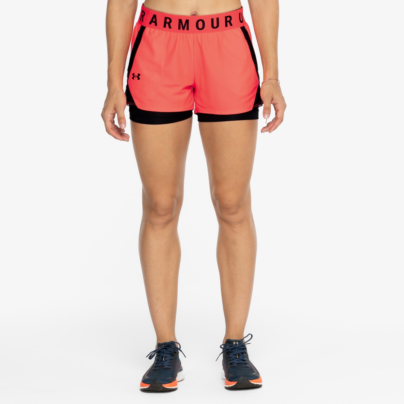 Shorts Under Armour Heatgear Play Up 2 In 1 - Feminino - Foto 4