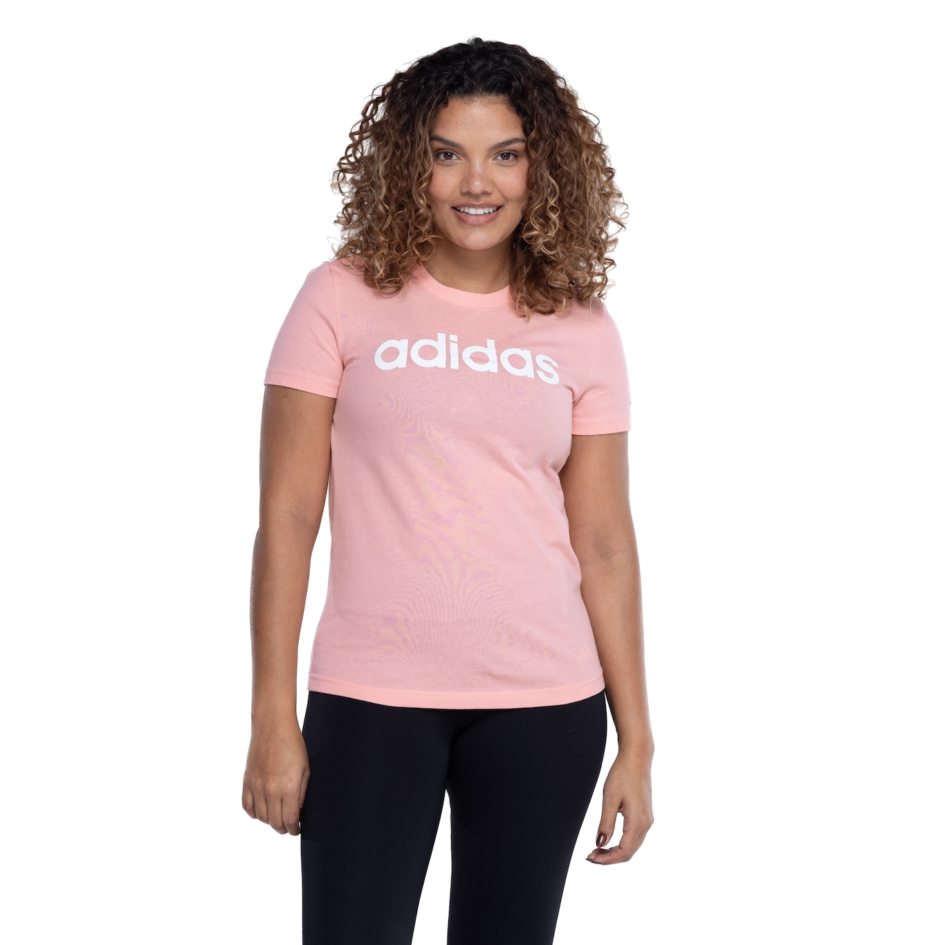 Camiseta adidas Logo Linear - Feminina - Video 1