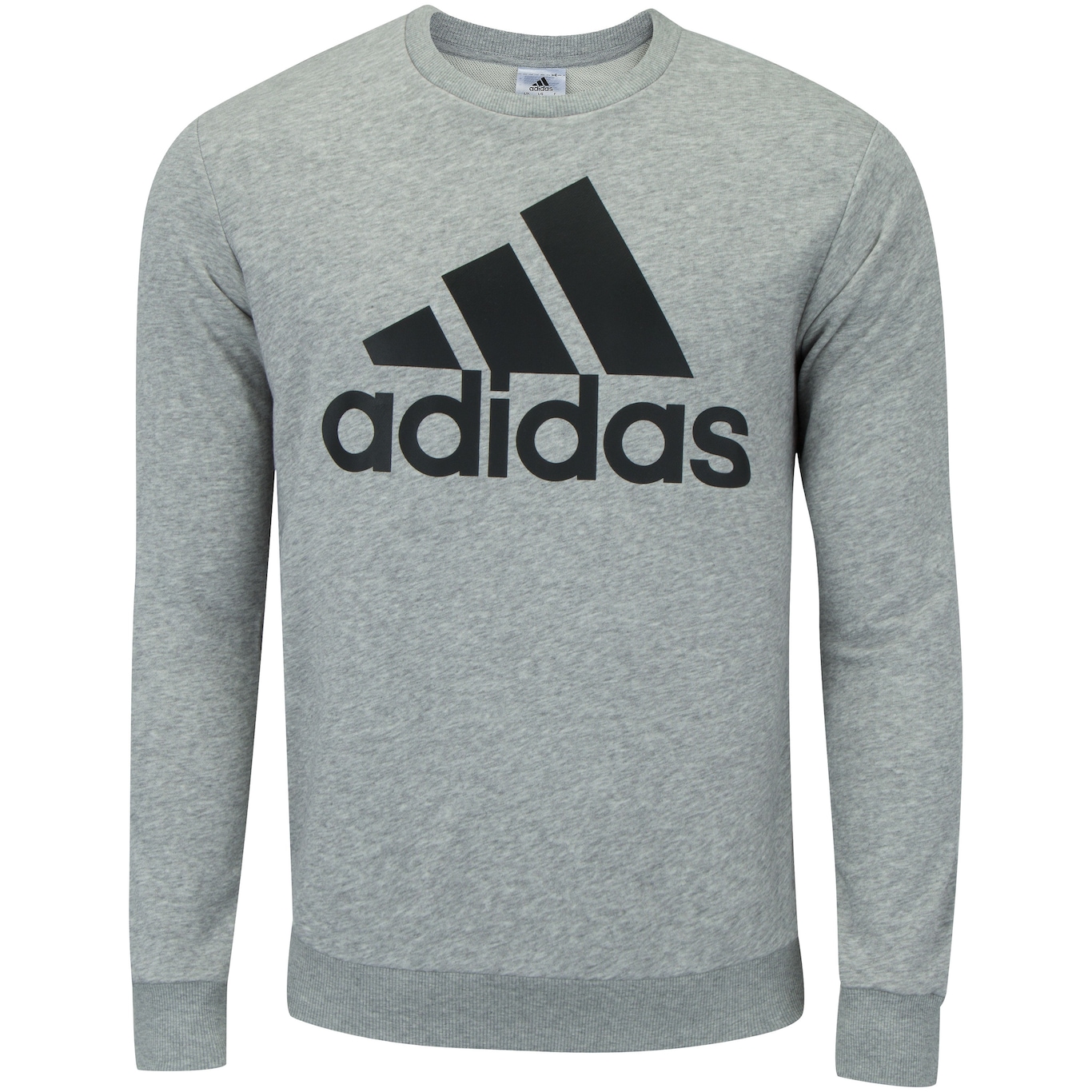 Blusão de Moletom sem Capuz adidas Essentials Logo - Masculino - Foto 5