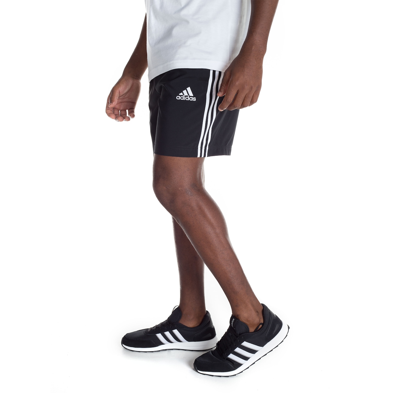 Bermuda Moletom adidas Essentials - Masculina - Foto 3