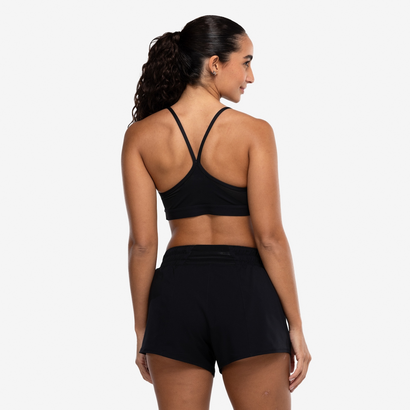 Top Fitness com Bojo Nike Baixa Sustentação Dri-Fit Indy Bra Vneck Adulto - Foto 3