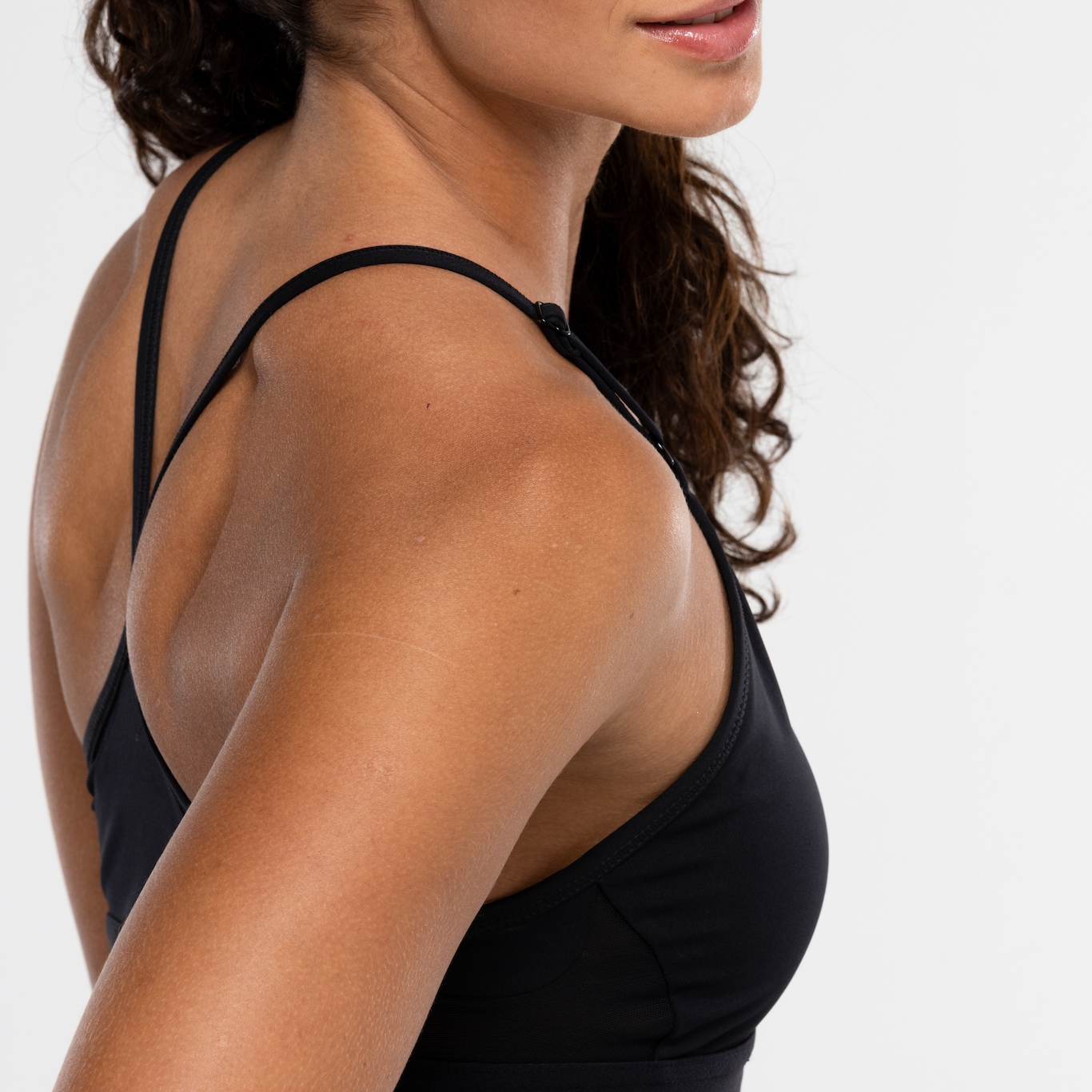 Top Fitness com Bojo Nike Baixa Sustentação Dri-Fit Indy Bra Vneck Adulto - Foto 6