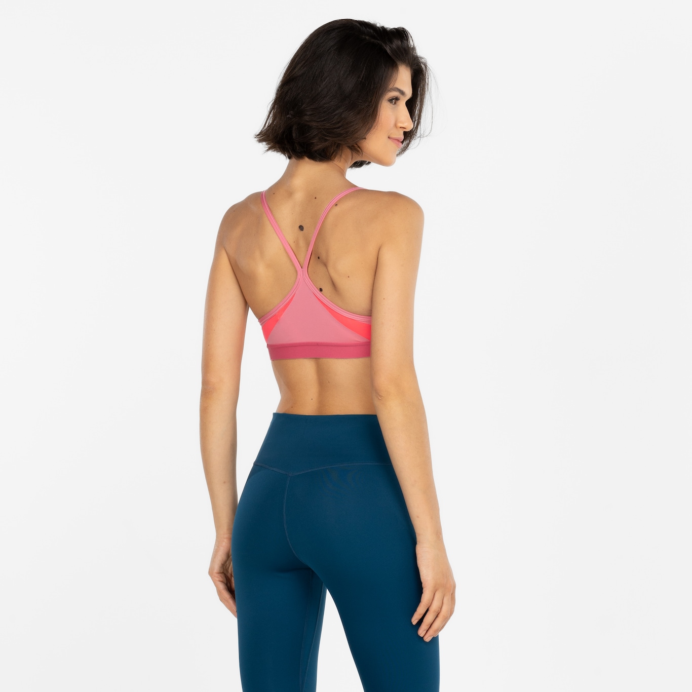 Top Fitness com Bojo Nike Baixa Sustentação Dri-Fit Indy Bra Vneck Adulto - Foto 3