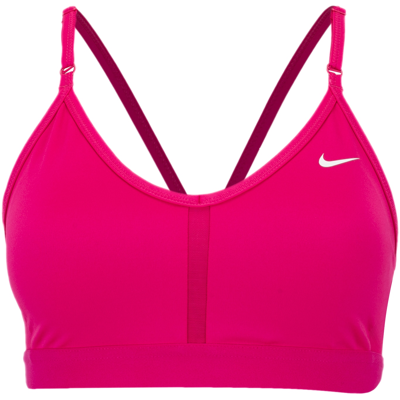 Top Fitness com Bojo Nike Baixa Sustentação Dri-Fit Indy Bra Vneck Adulto - Foto 1