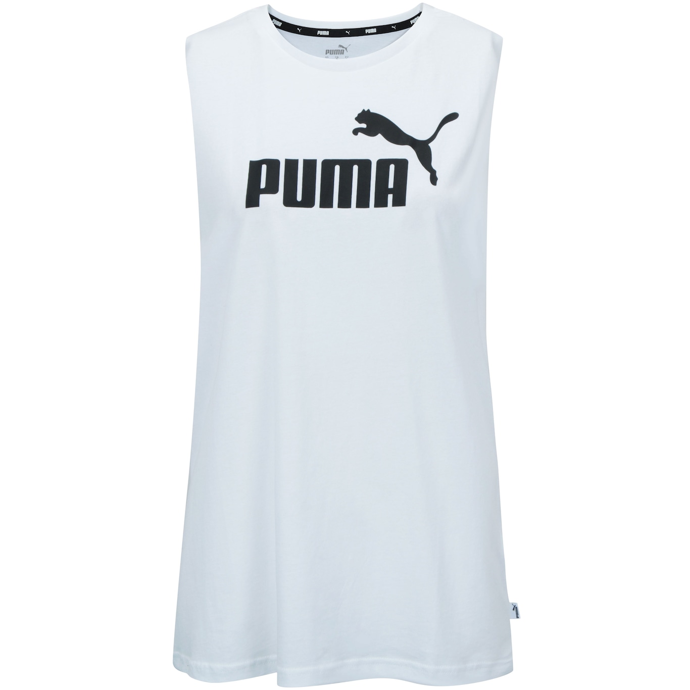 Camiseta Regata Puma Essentials Cut Off Logo Tank - Feminina - Foto 6