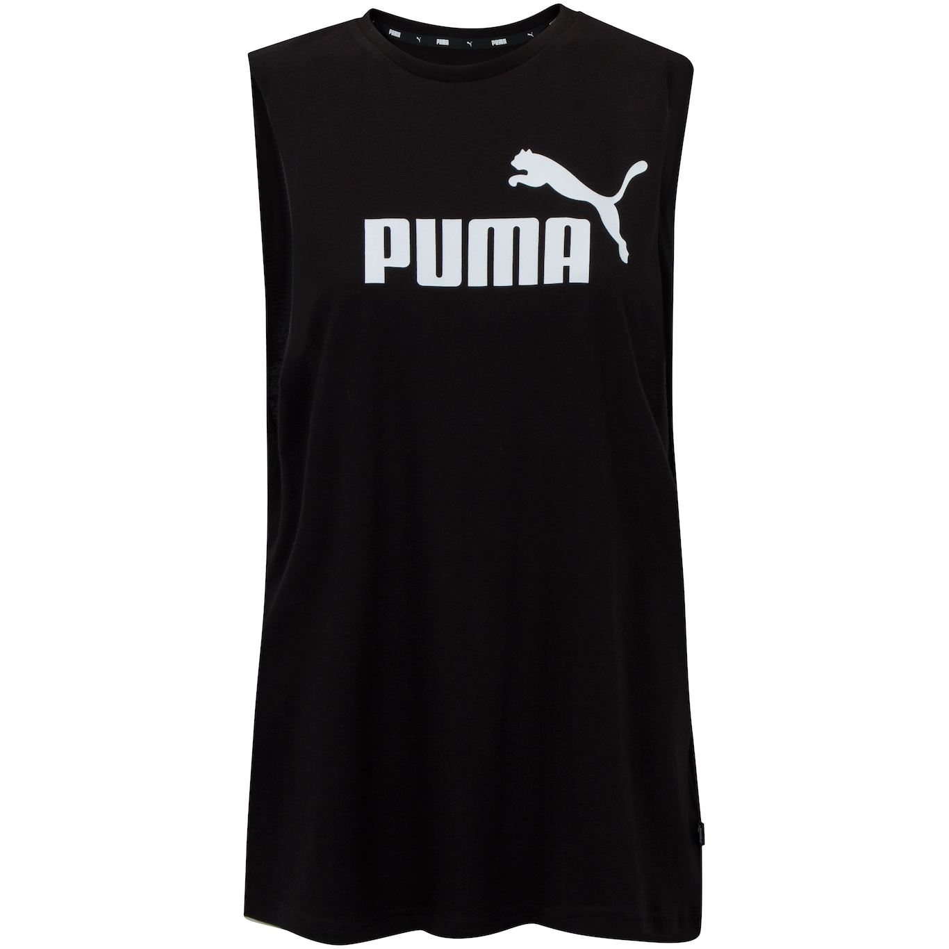 Camiseta Regata Puma Essentials Cut Off Logo Tank - Feminina - Foto 5