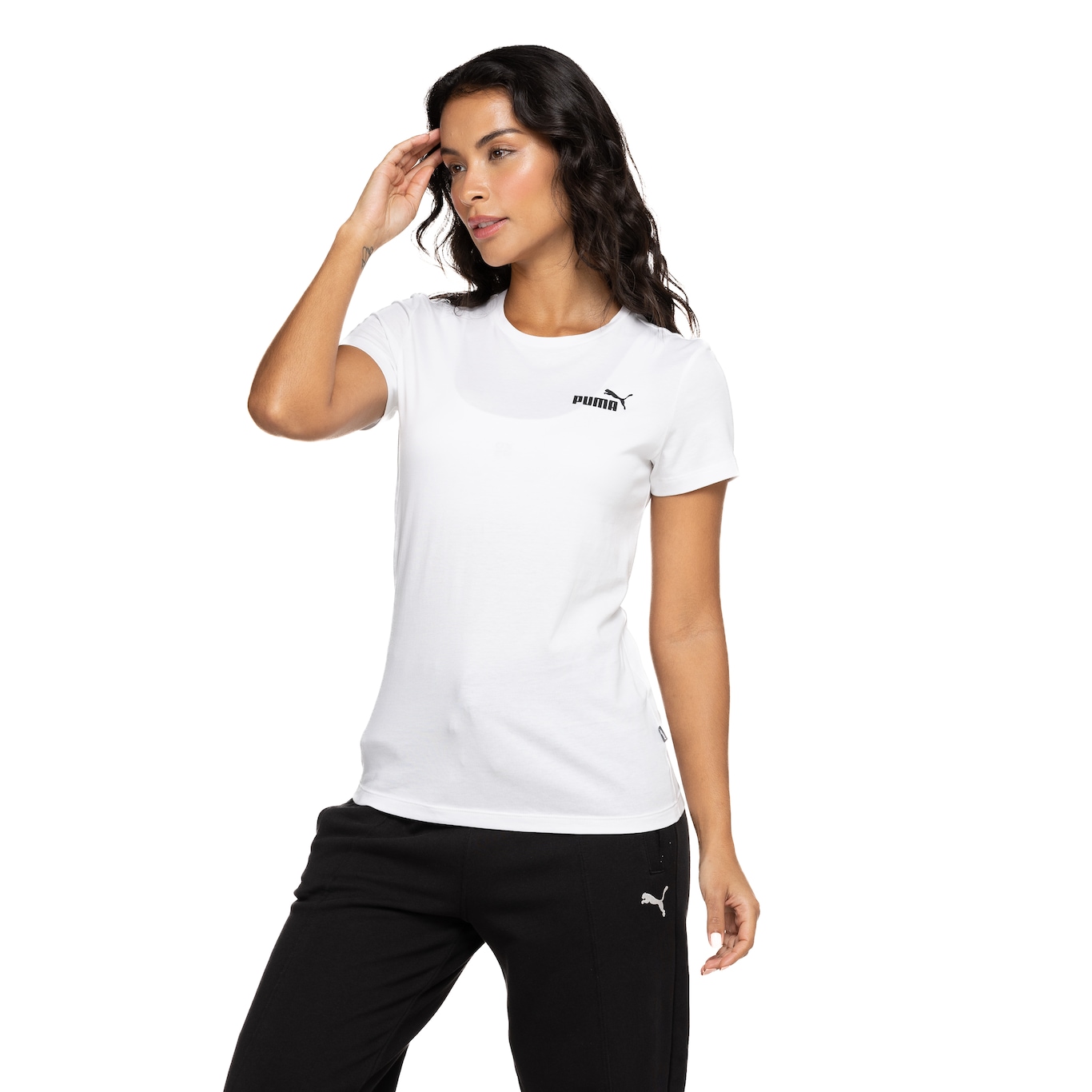 Camiseta Puma Essentials Small Logo Tee - Feminina - Video 1