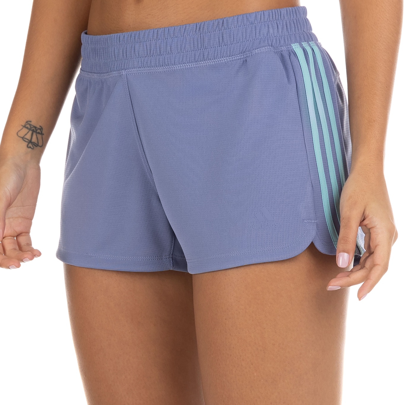 Short adidas Pacer 3-Stripes - Feminino - Video 1