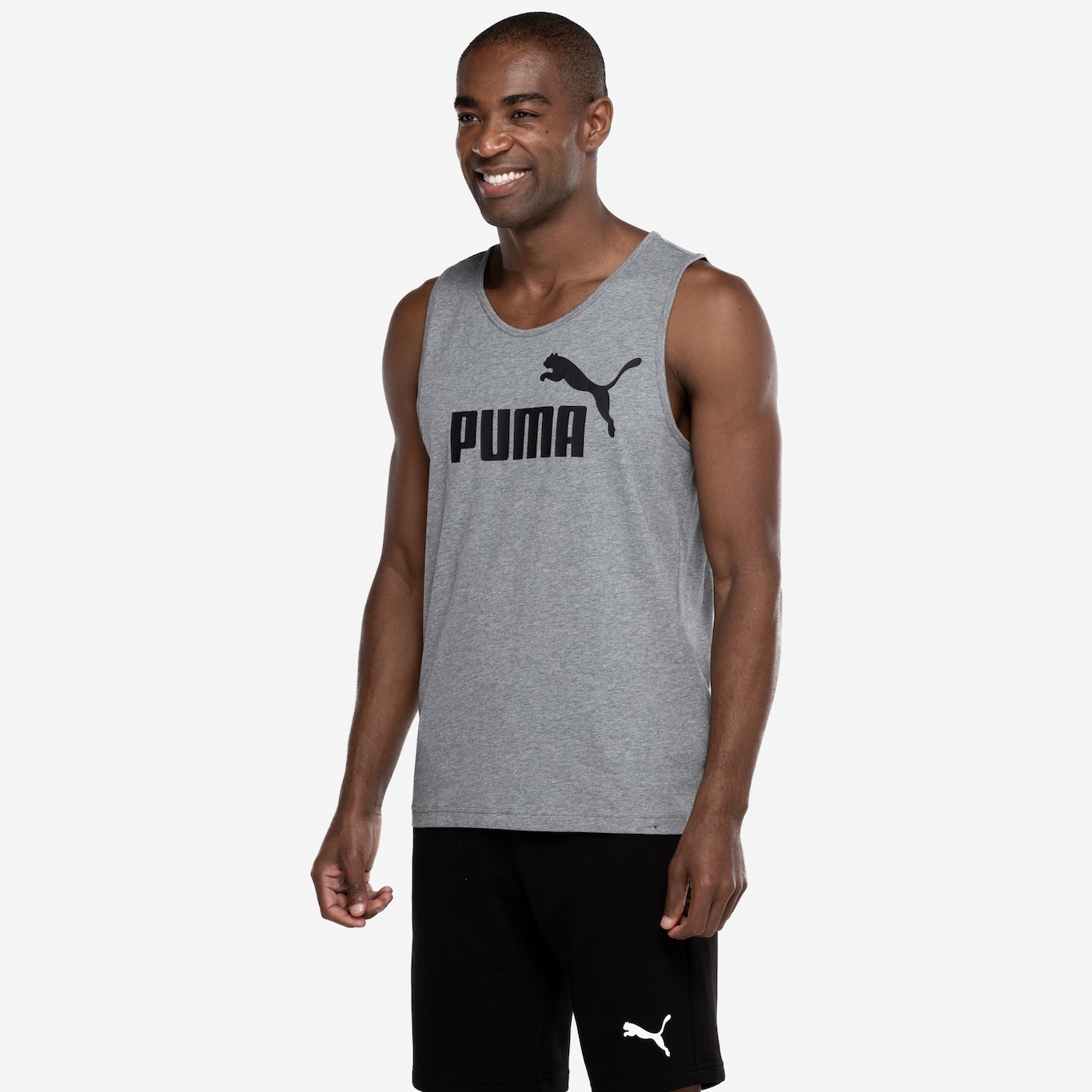 Camiseta Regata Masculina Puma Essentials Tank - Foto 5