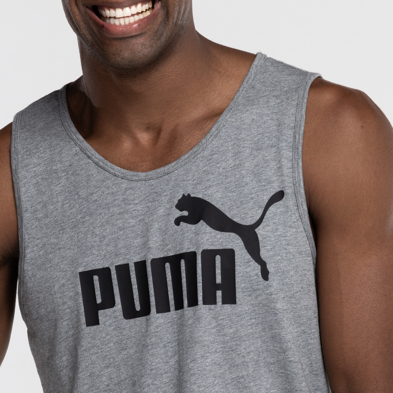 Camiseta Regata Masculina Puma Essentials Tank - Foto 6