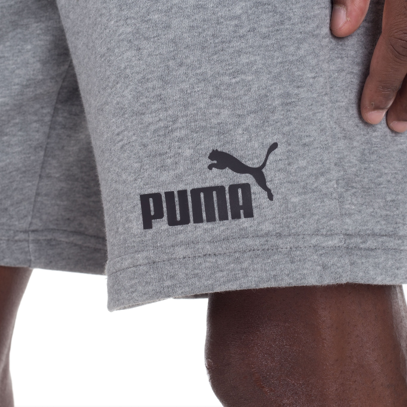 Bermuda de Moletom Puma Essentials 10 - Masculina - Foto 6