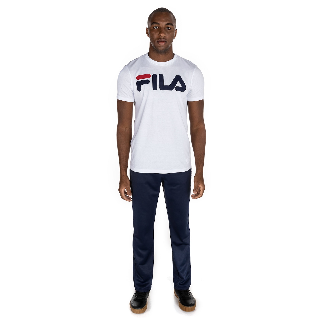 Camiseta Fila Manga Curta Letter II - Masculina - Foto 4