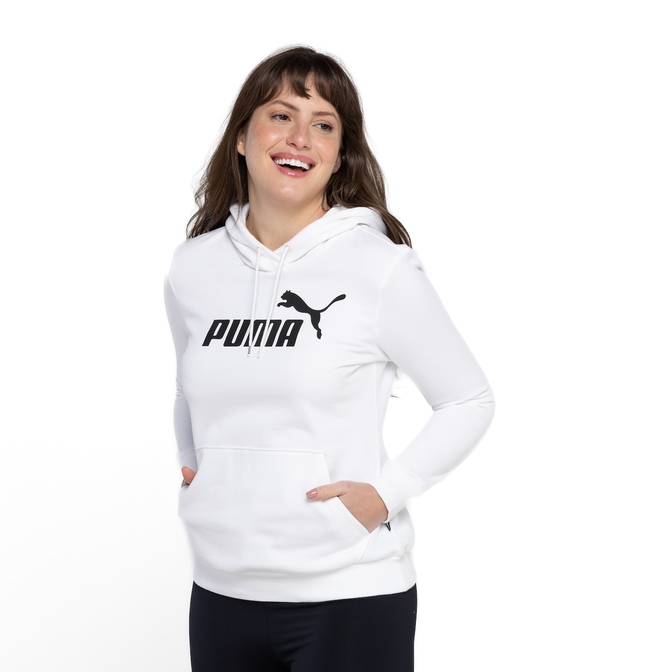 Blusão Puma Feminino com Capuz Essentials Logo FL - Video 1