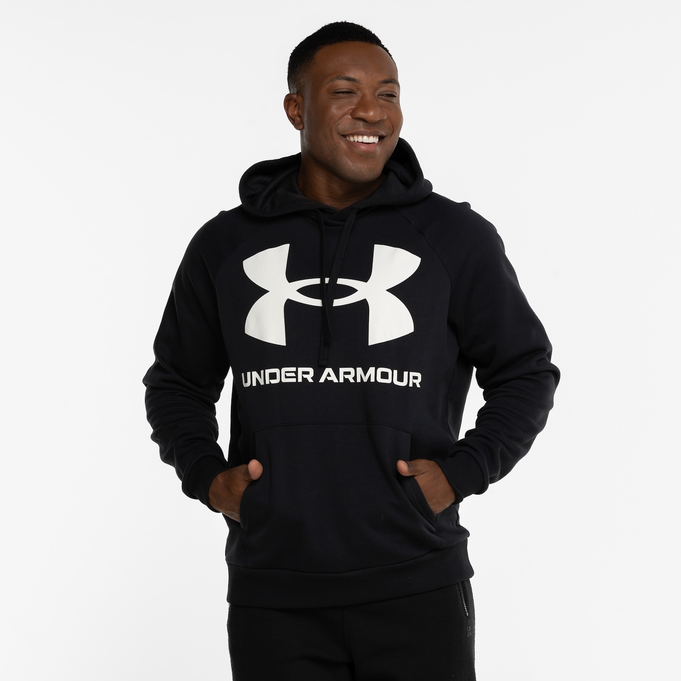 Blusa de Moletom Under Armour Masculina com Capuz Rival Fleece Big - Foto 5