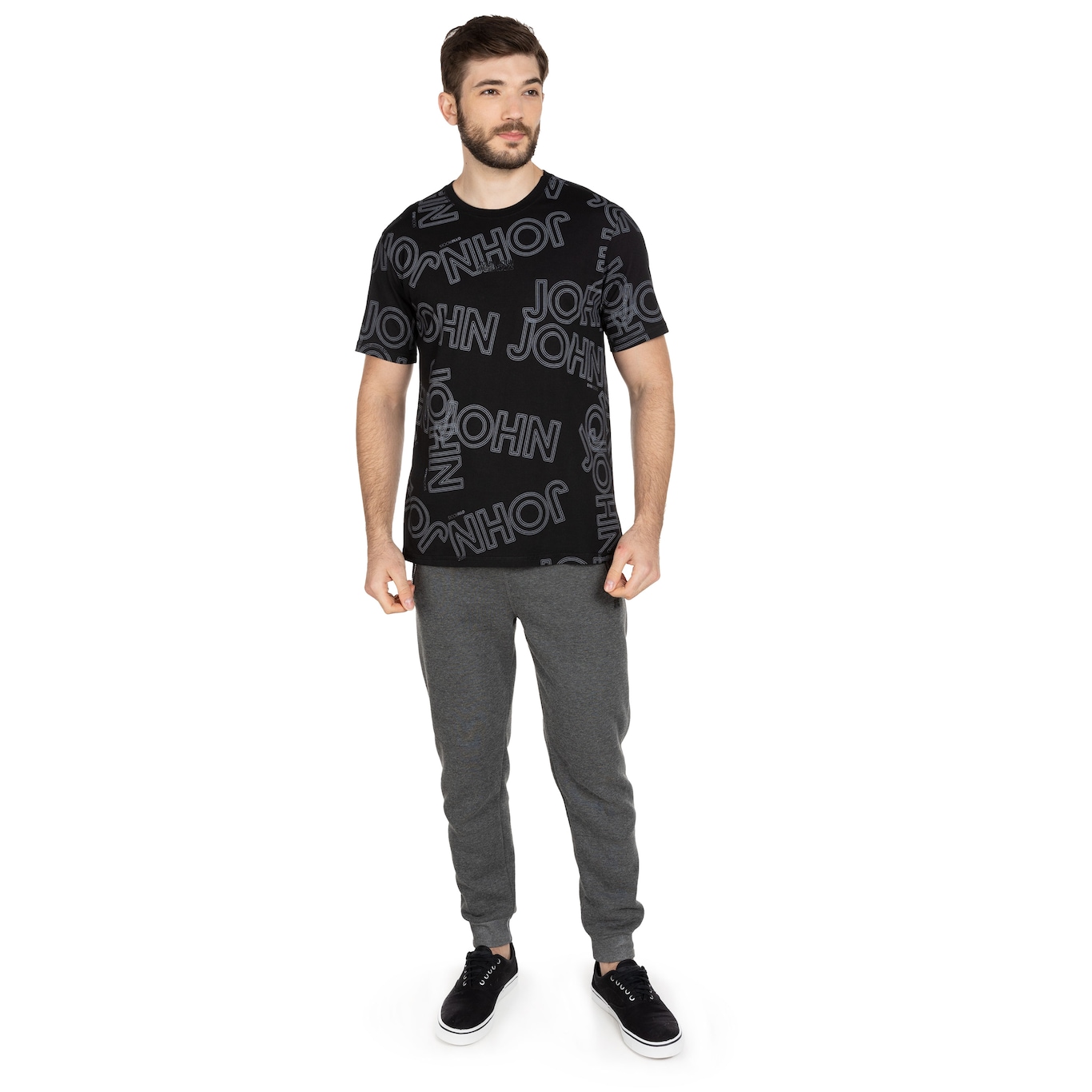 Camiseta Out Black John John Masculina