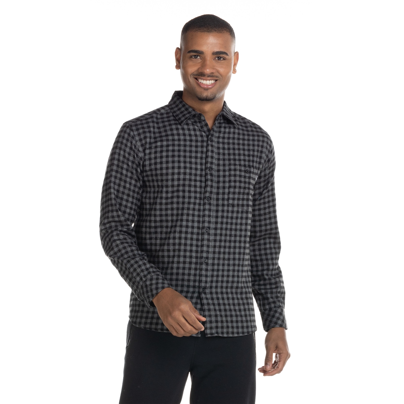 Camisa Xadrez O'neill Manga Longa 23879 - Masculina