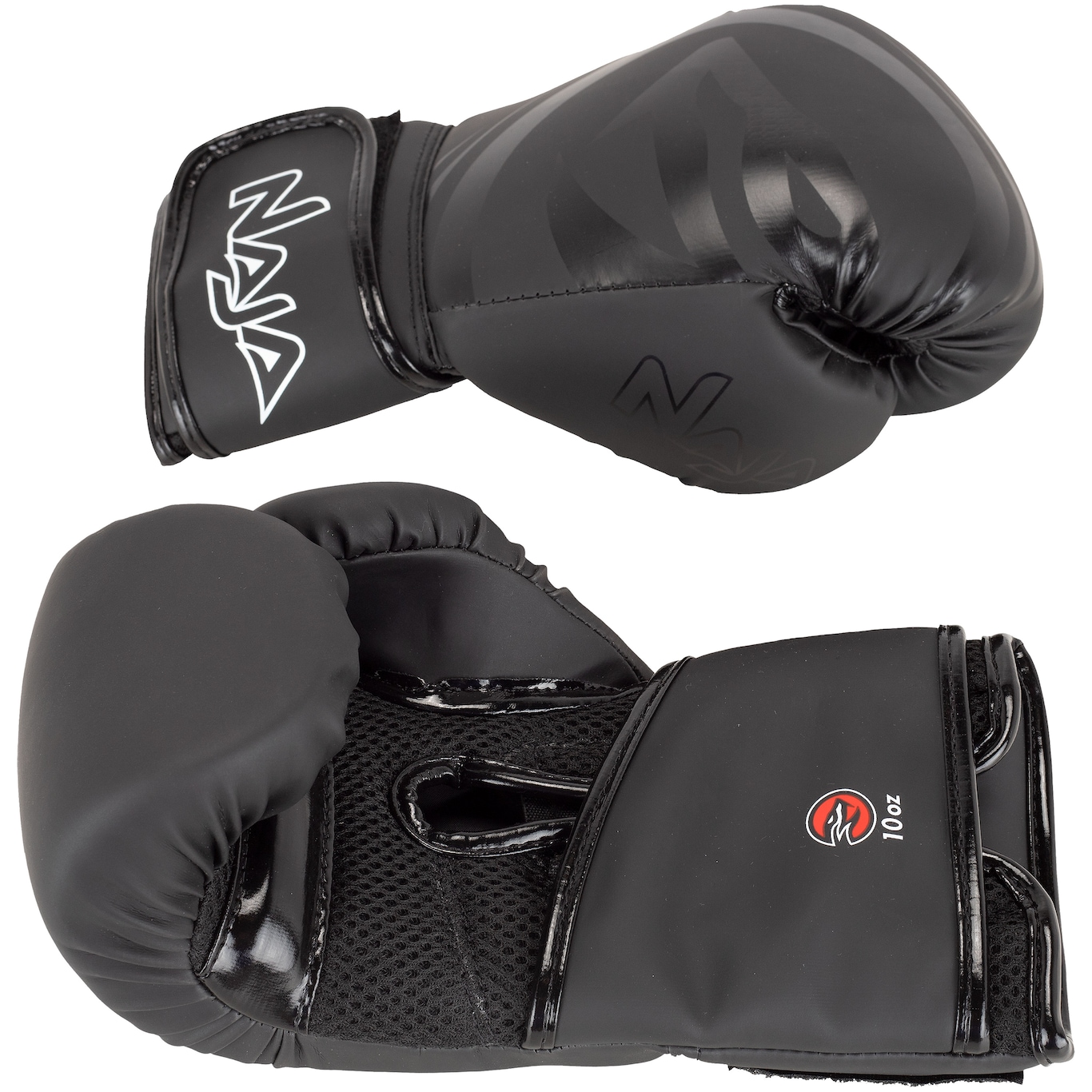 Kit de Boxe Naja: Bandagem + Protetor Bucal + Luvas de Boxe Black - 10 OZ - Adulto - Foto 3