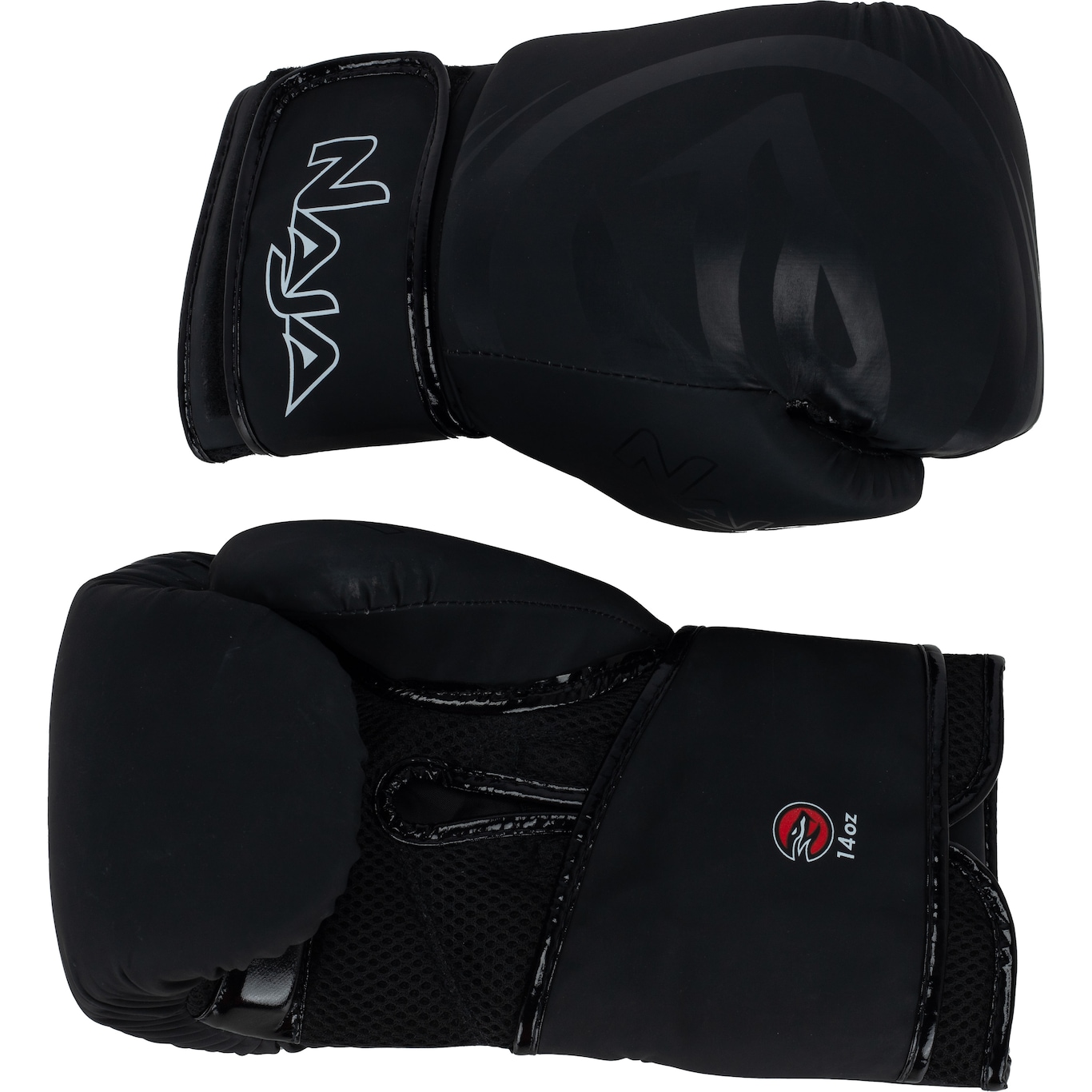 Kit de Boxe Naja: Bandagem + Protetor Bucal + Luvas de Boxe Black - 14 OZ - Adulto - Foto 4