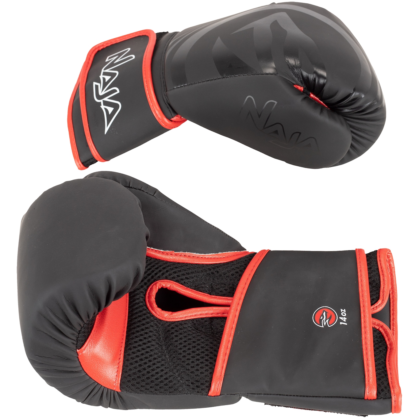 Kit de Boxe Naja: Bandagem + Protetor Bucal + Luvas de Boxe Black - 14 OZ - Adulto - Foto 3