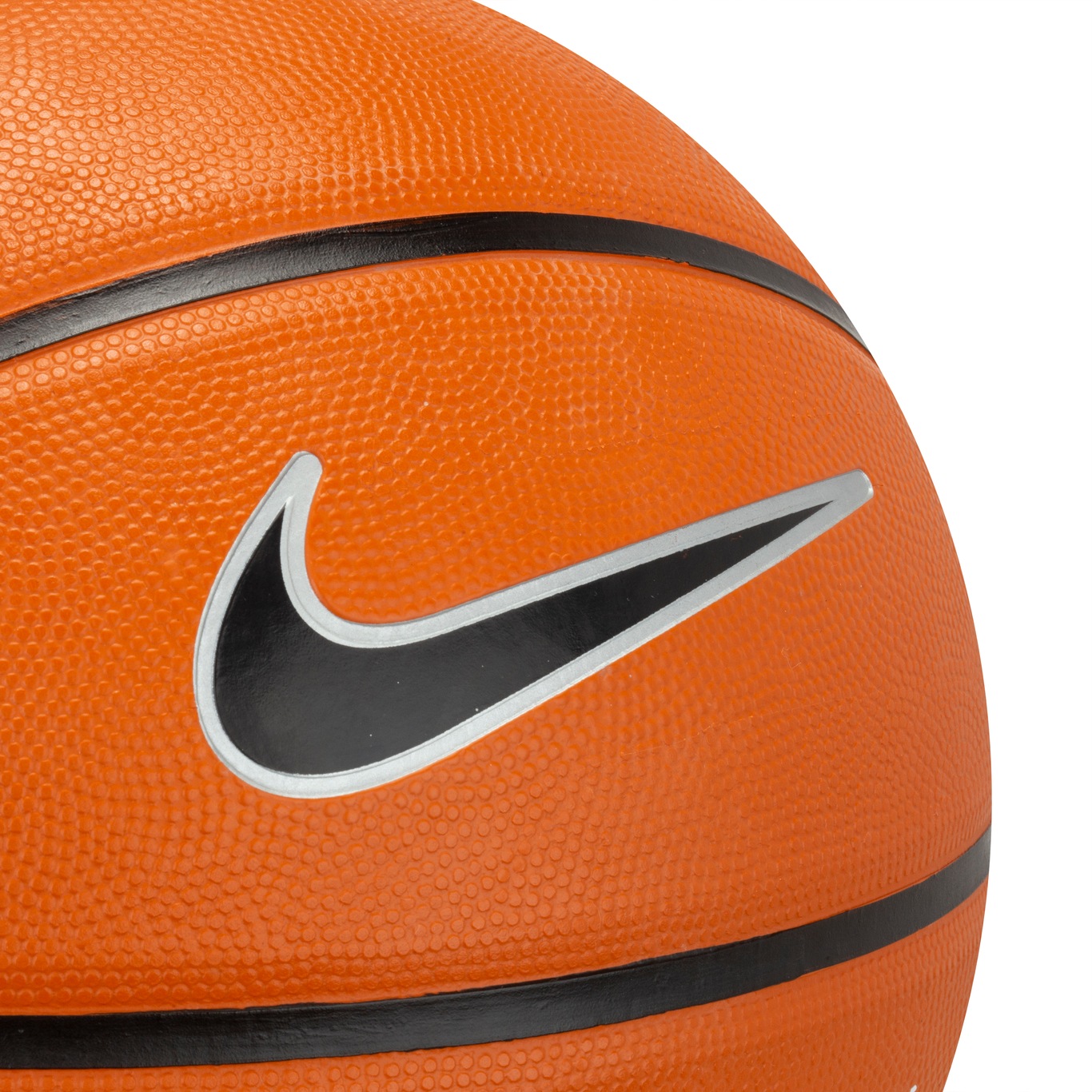 Bola de Basquete Nike Swoosh Mini Preta e Cinza - Tamanho 3