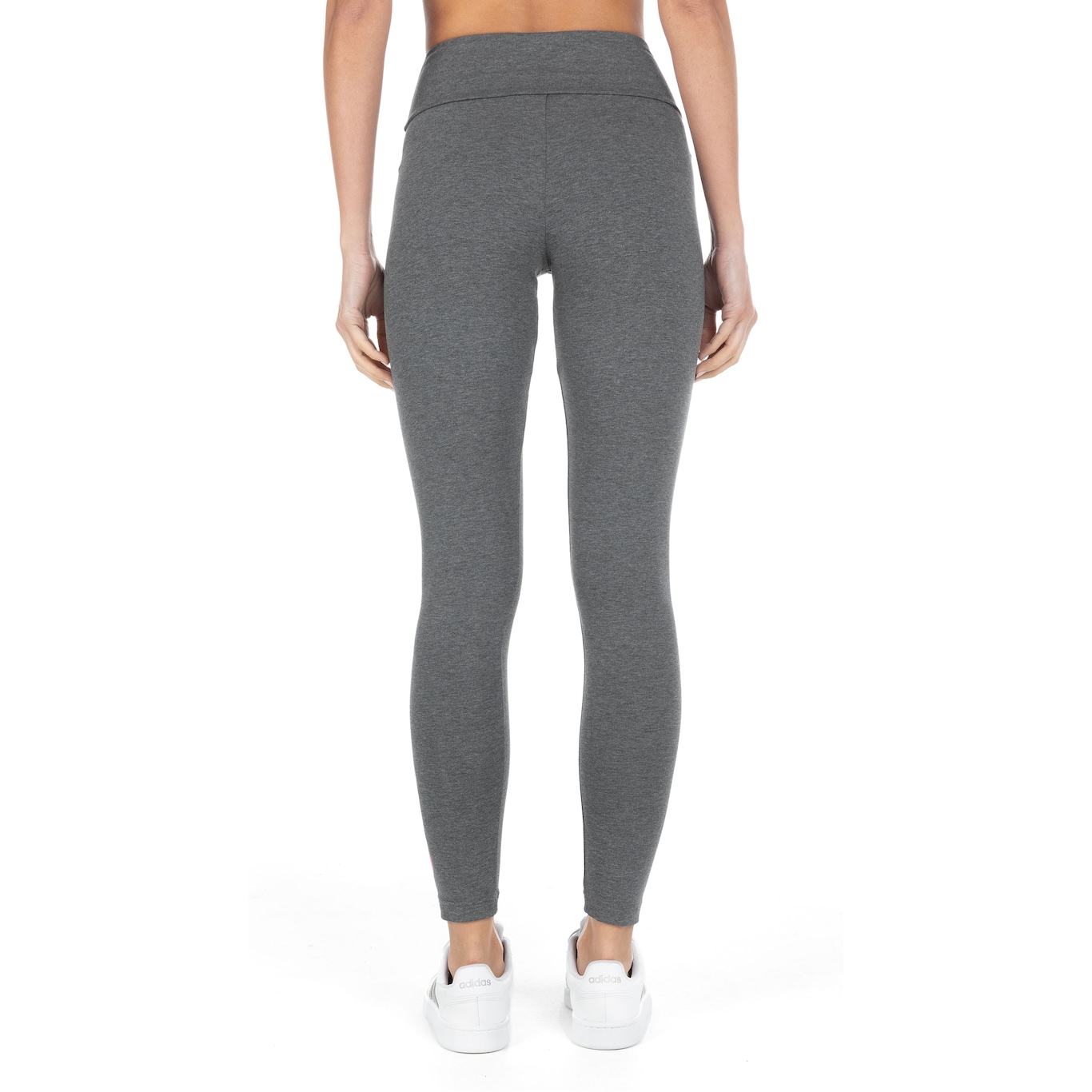 Calça Legging adidas Cintura Alta Essentials Logo - Feminina - Foto 3