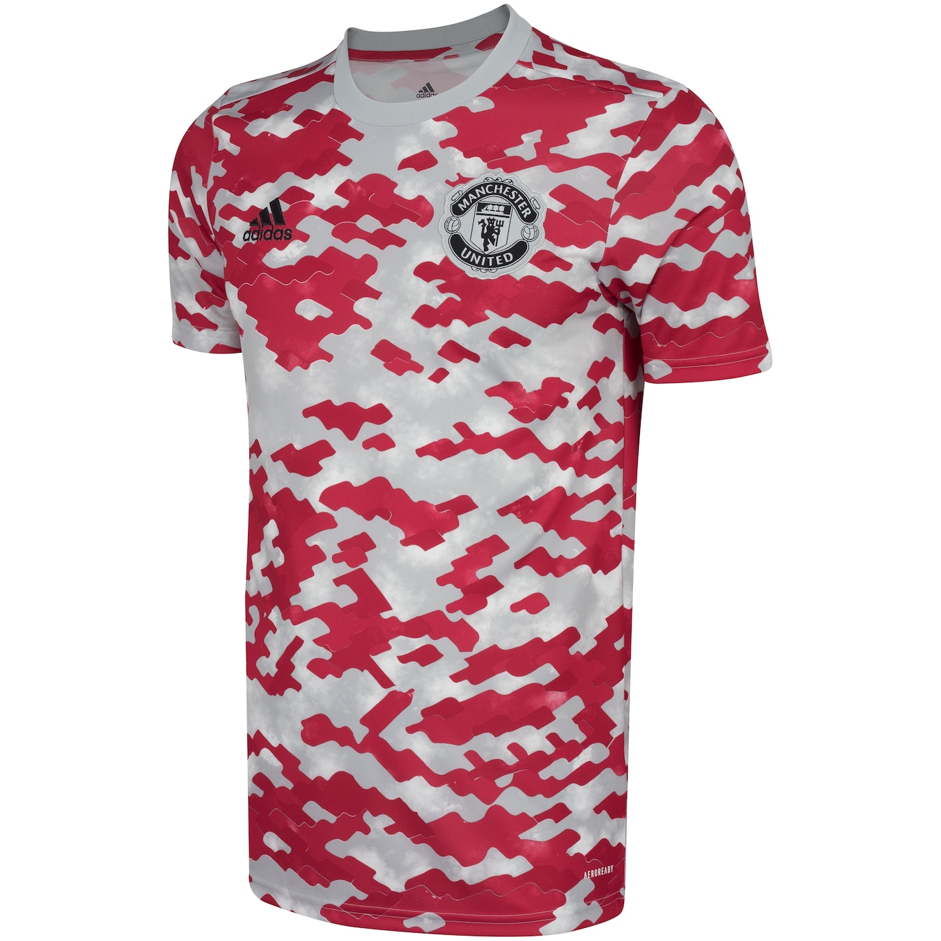 Camisa Pré-Jogo Manchester United 22/23 adidas - Masculina em Promoção na  Americanas
