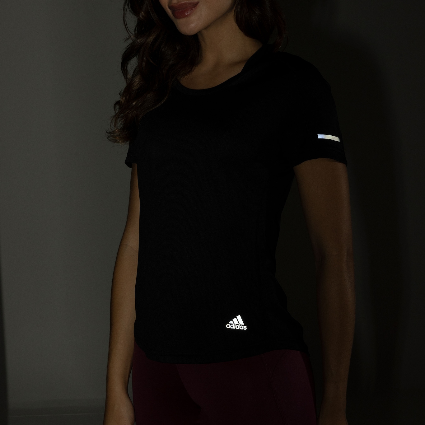 Camiseta adidas Manga Curta Run IT - Feminina - Foto 5