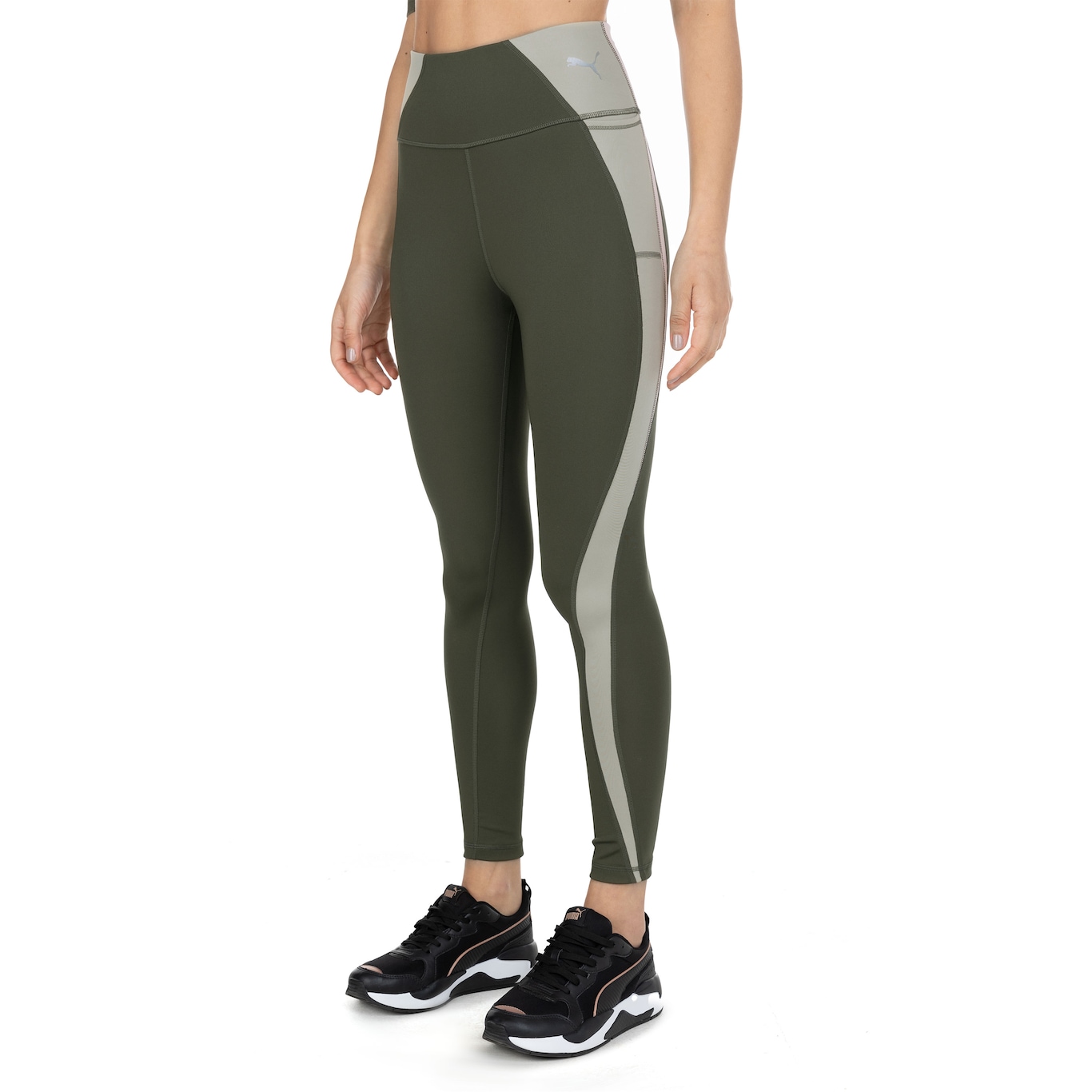 Calça Puma Feminina High Waist 7/8 Evostripe - Foto 4