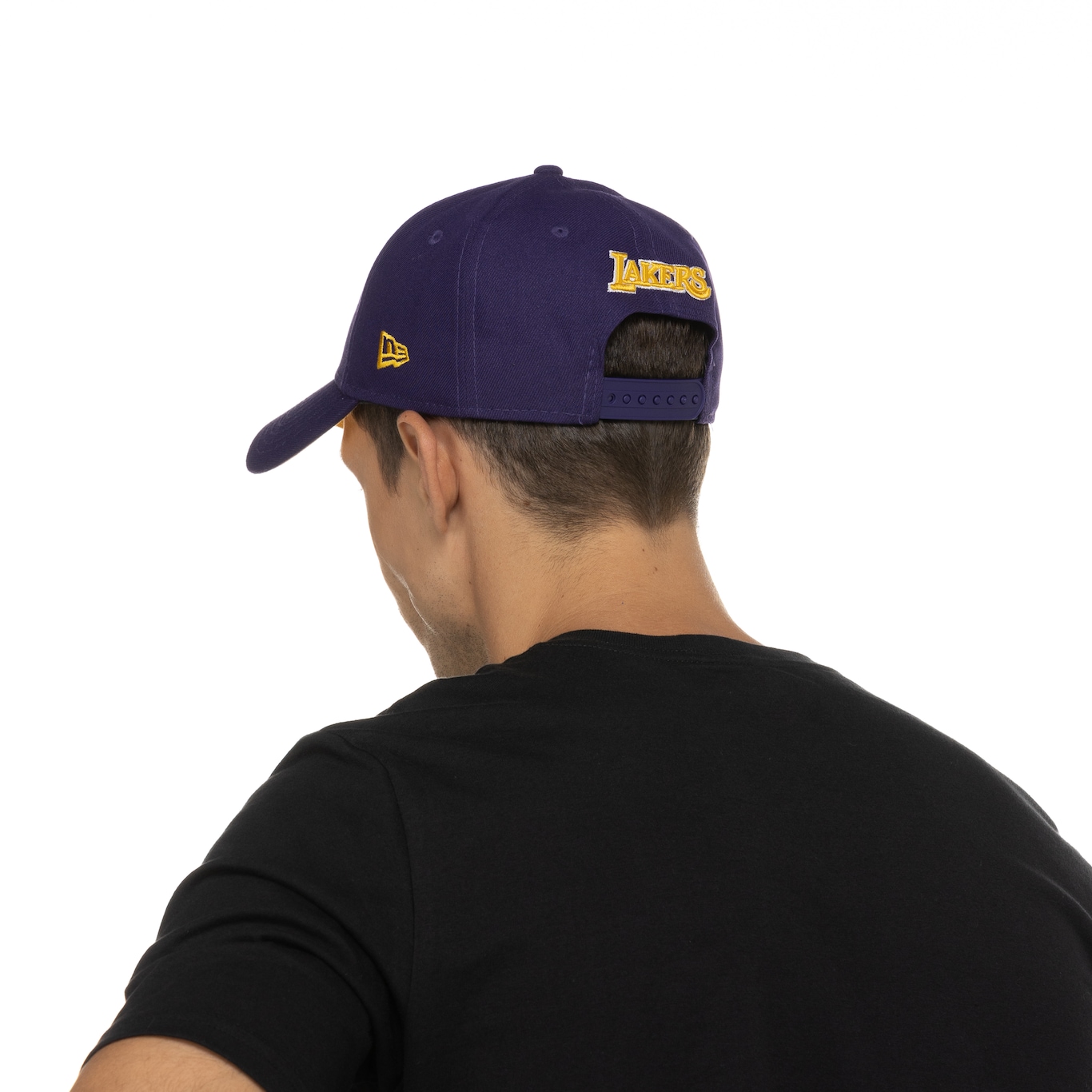 Boné Los Angeles Lakers NBA Aba Curva New Era 920 Special Strapback - Adulto - Foto 5