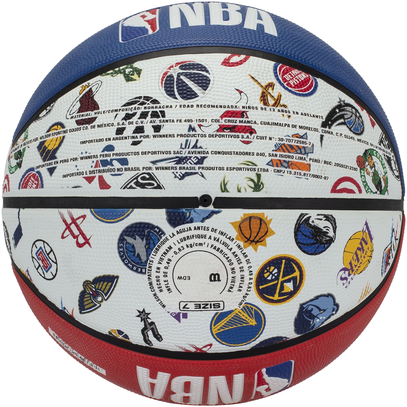 Bola De Basquete Wilson Toronto Raptors NBA Team