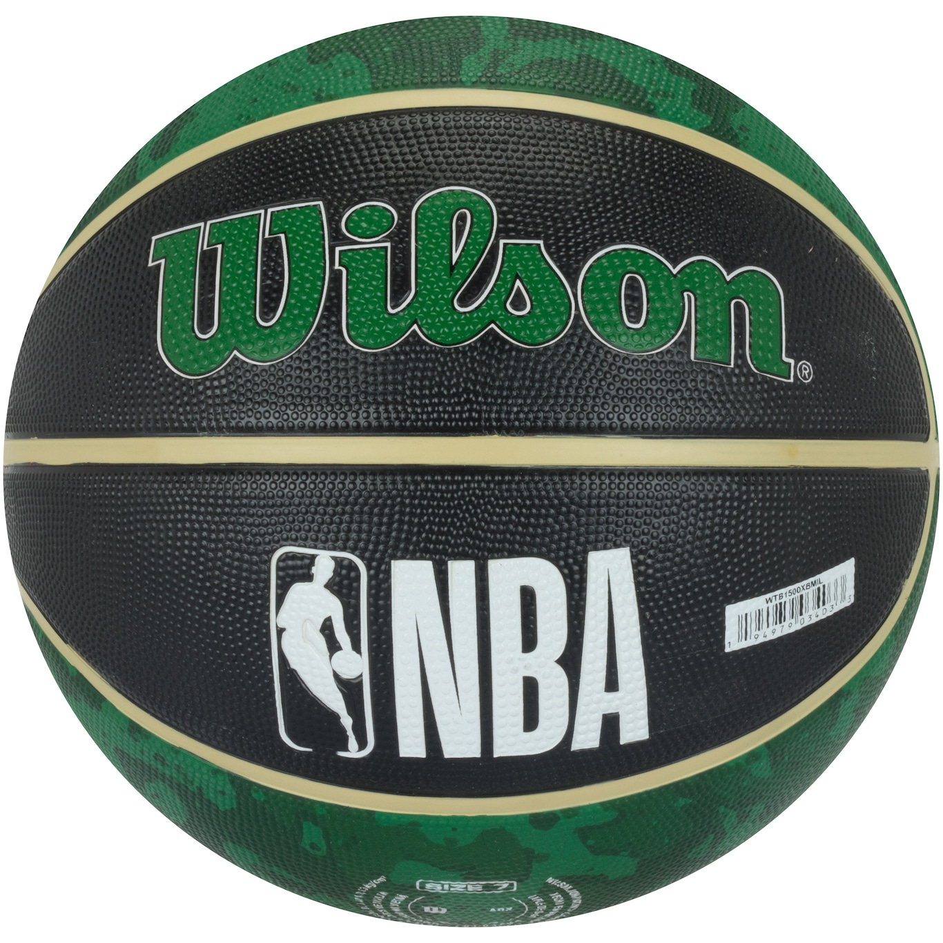 Bola de Basquete Wilson NBA Milwaukee Bucks Team Tiedye - Foto 2