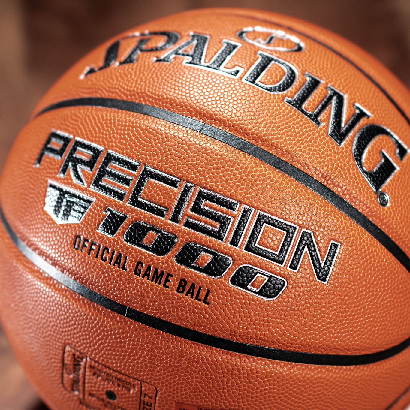 Bola Spalding De Basquete Tf-1000 Precision Unissex - Preto no Shoptime