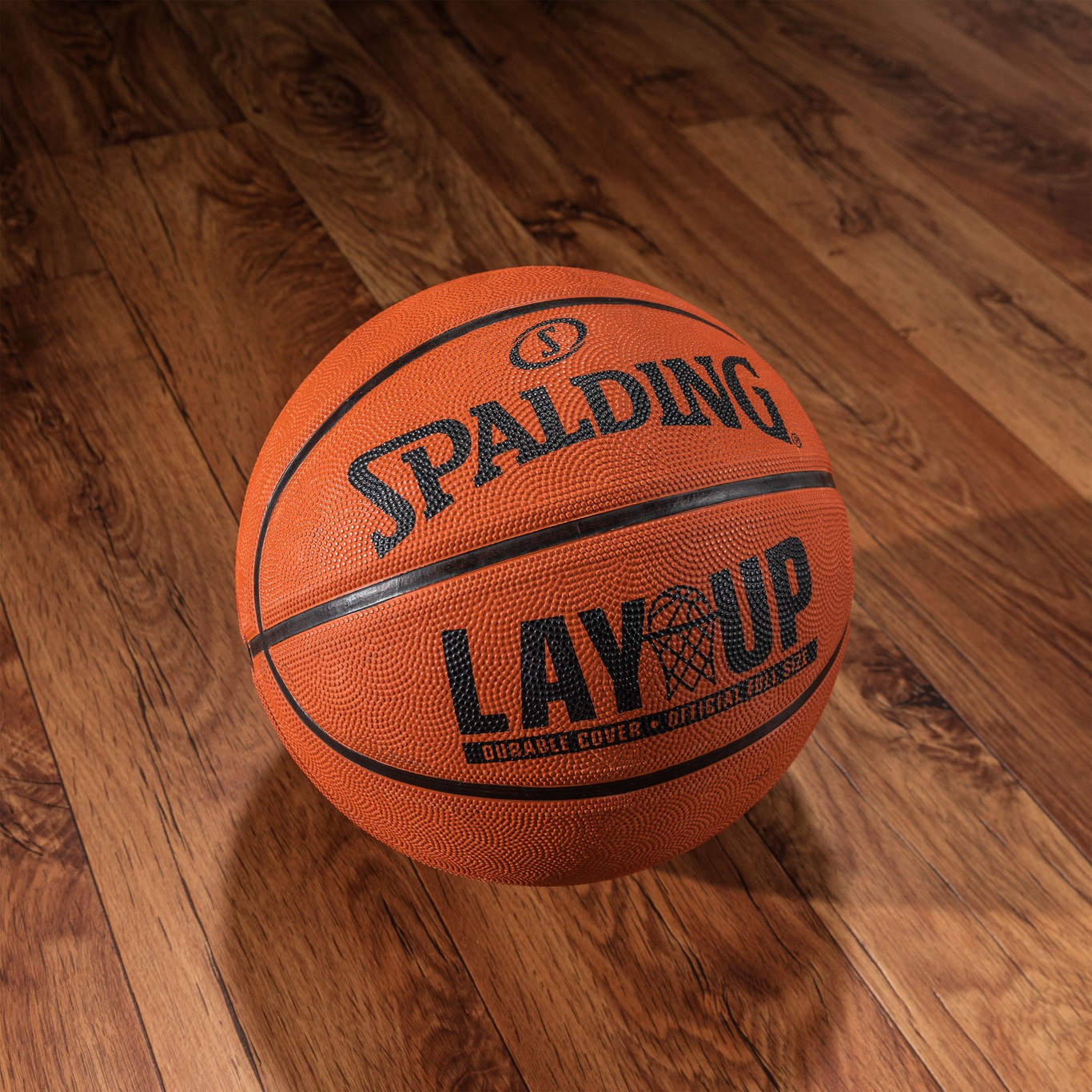 Bola Basquete Spalding Lay Up Laranja e Preto - Clínica do Tênis