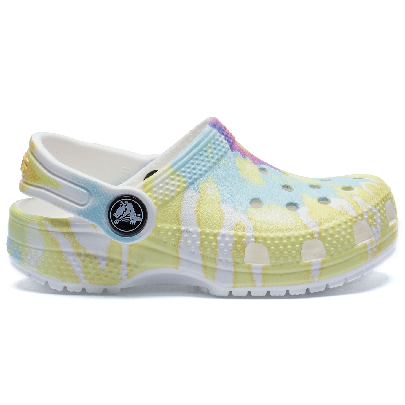 Sandália Crocs Infantil Classic Tie Dye Graphic - Foto 1