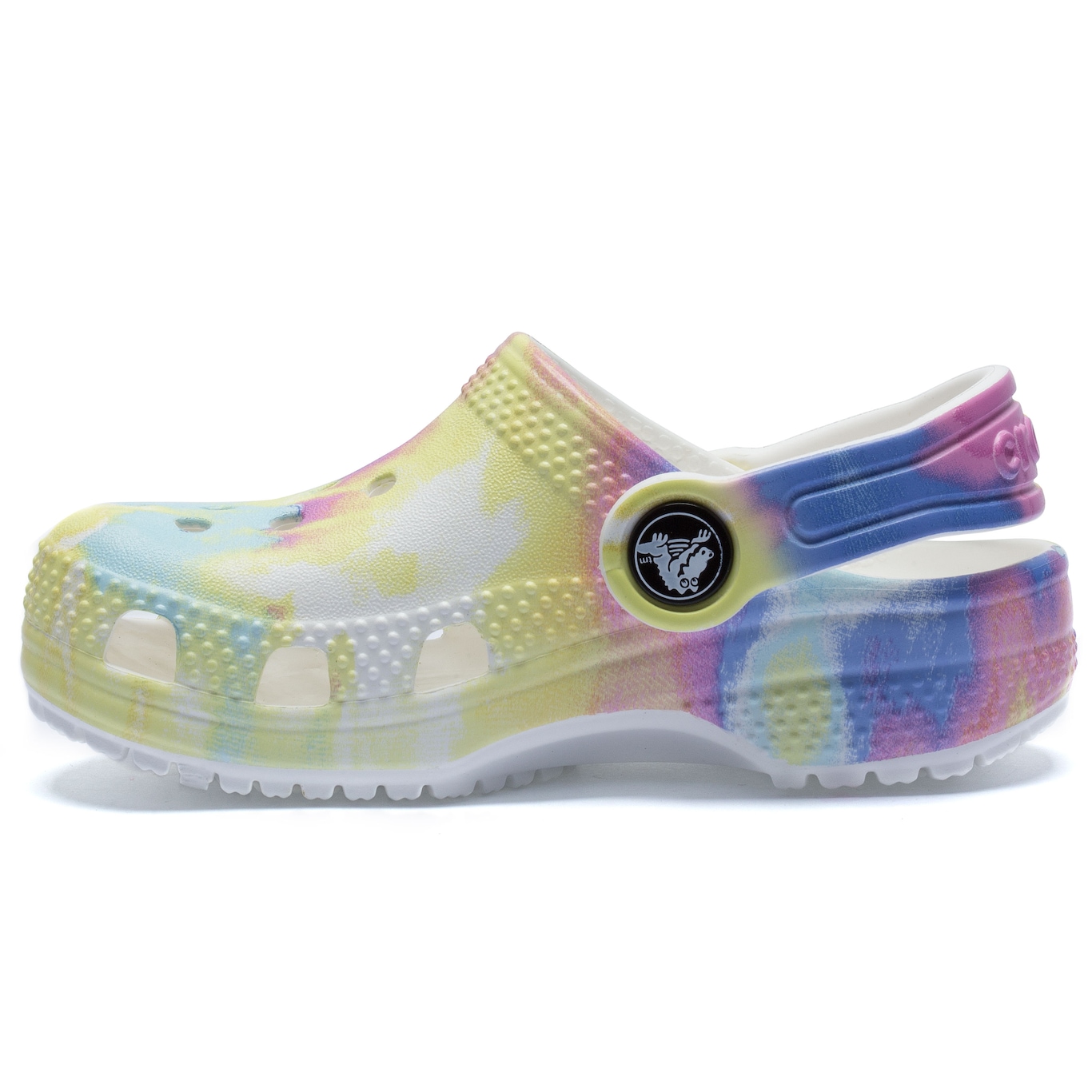 Sandália Crocs Infantil Classic Tie Dye Graphic - Foto 3