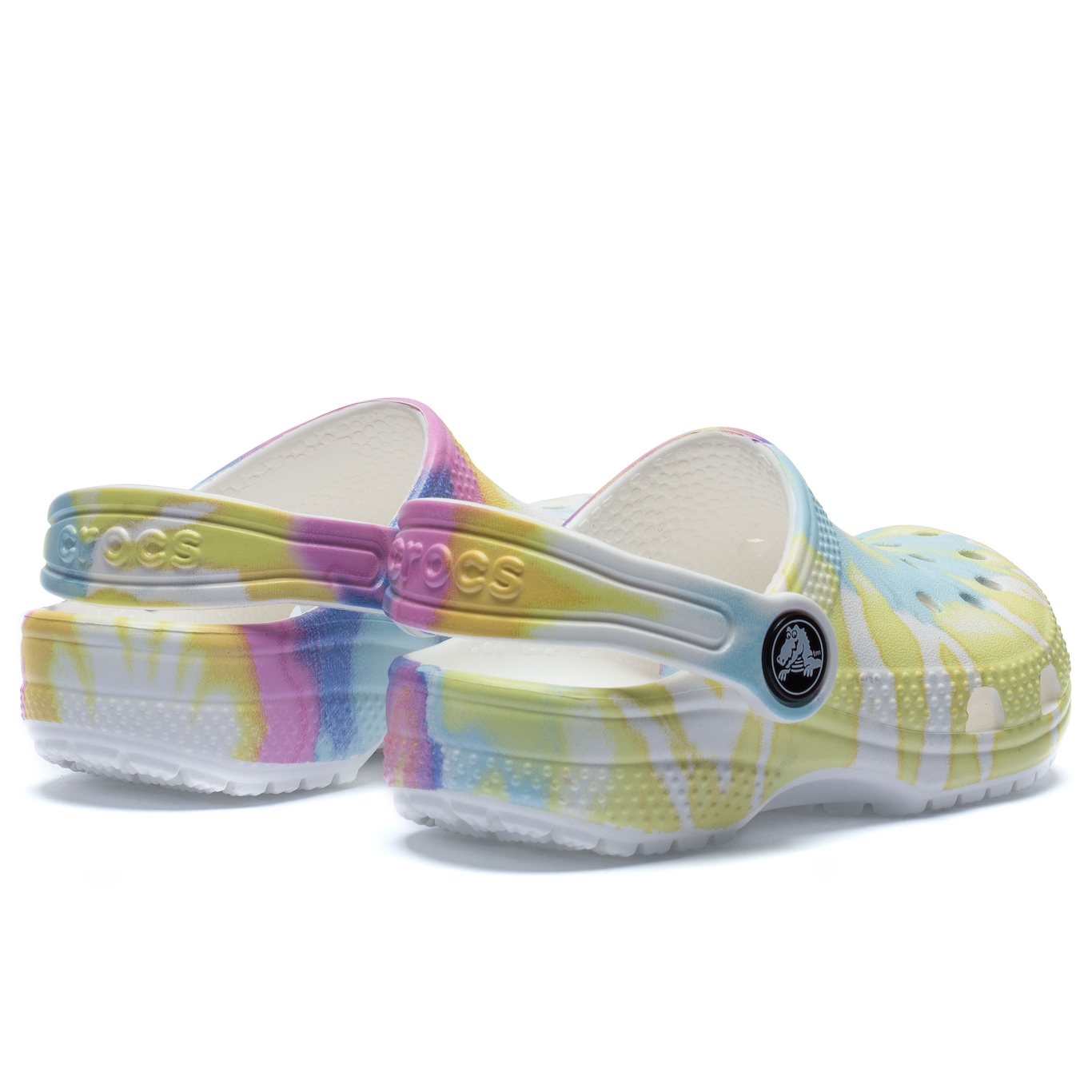 Sandália Crocs Infantil Classic Tie Dye Graphic - Foto 4