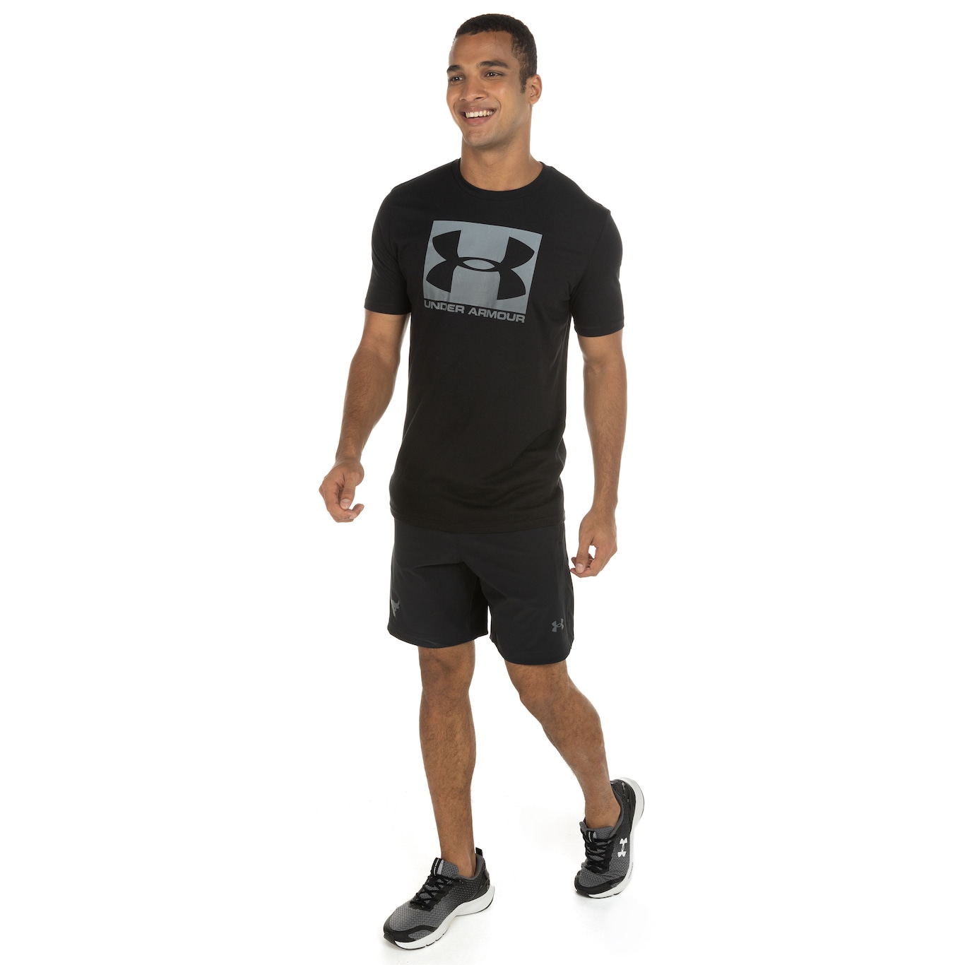 Camiseta Under Armour Manga Curta Boxed Sportstyle - Masculina - Foto 4