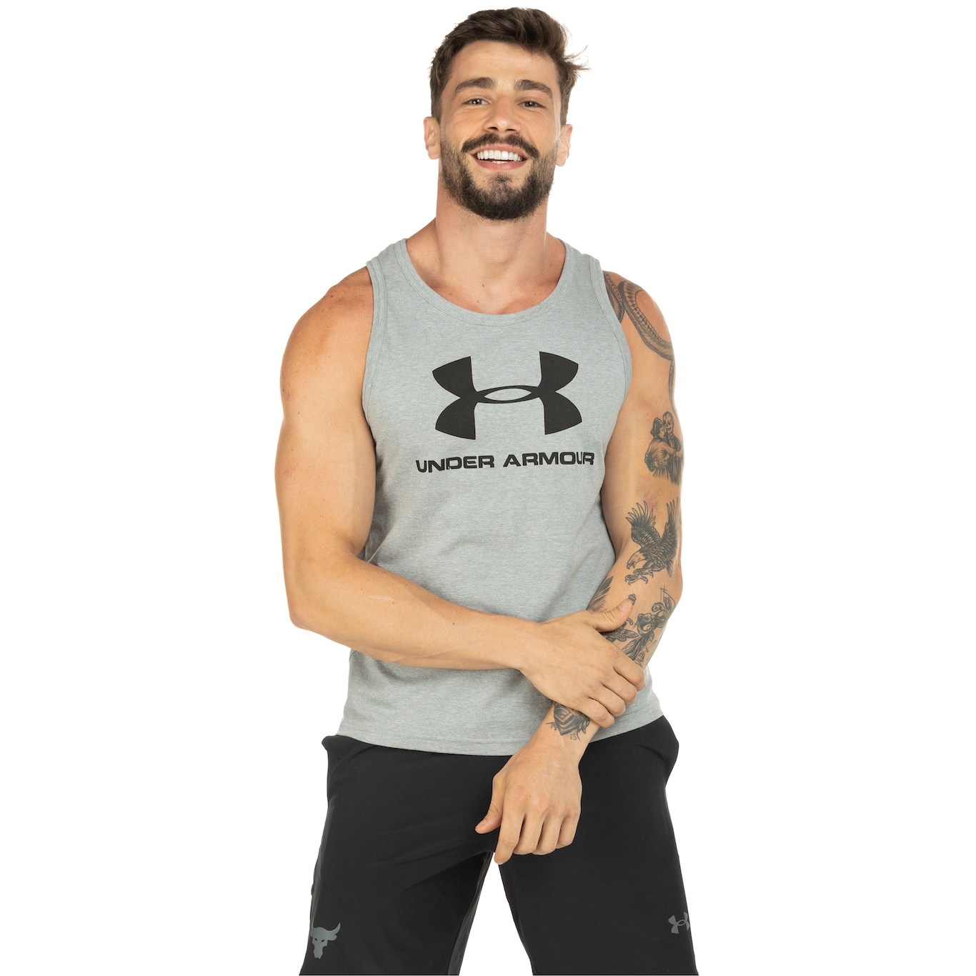 Camiseta Regata Masculina Under Armour Sportstyle Logo Tank em Promoção