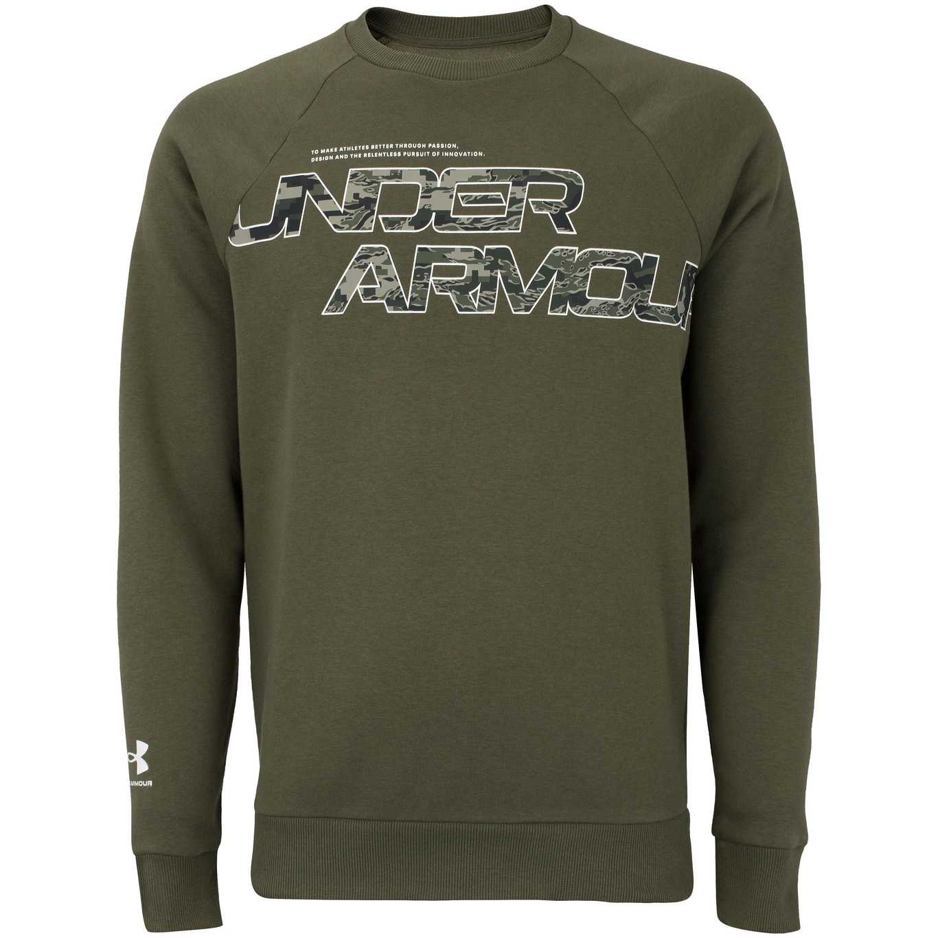 Blusa de Moletom Under Armour Masculina Rival Flc Camo - Foto 5