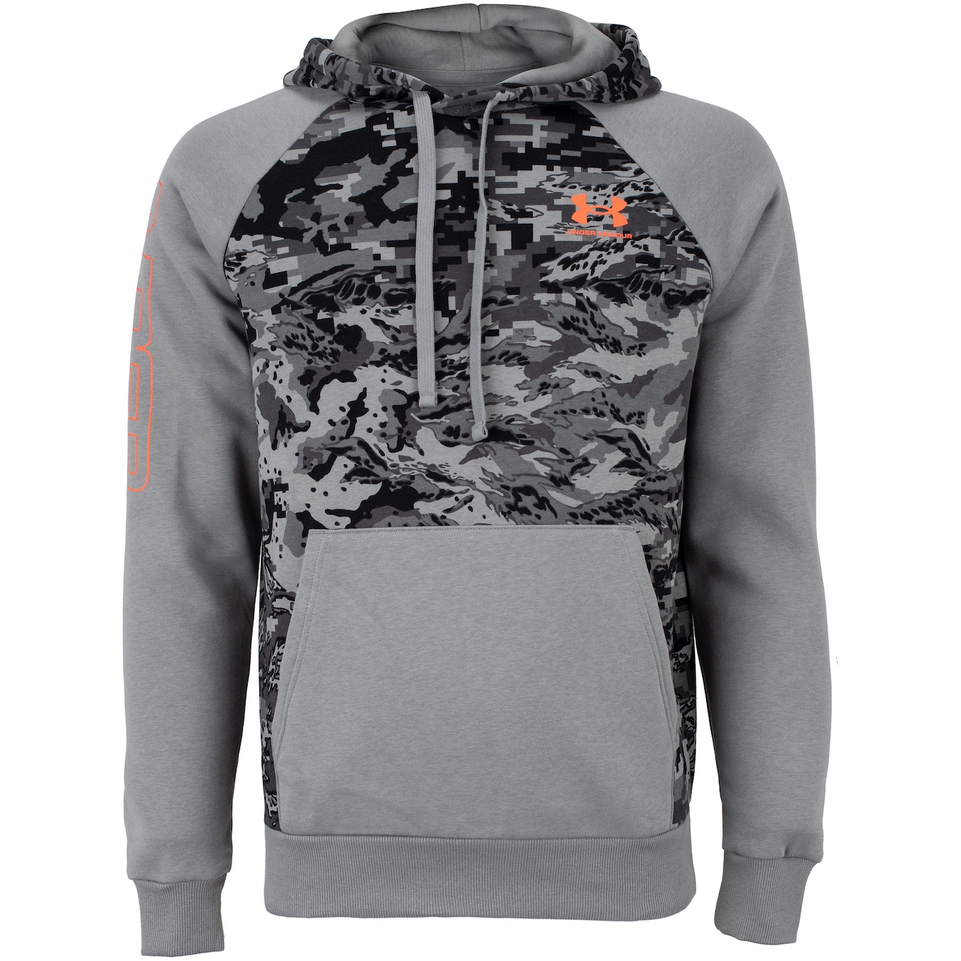 Blusão Under Armour Masculino com Capuz  Rival Fleece Camo - Foto 6